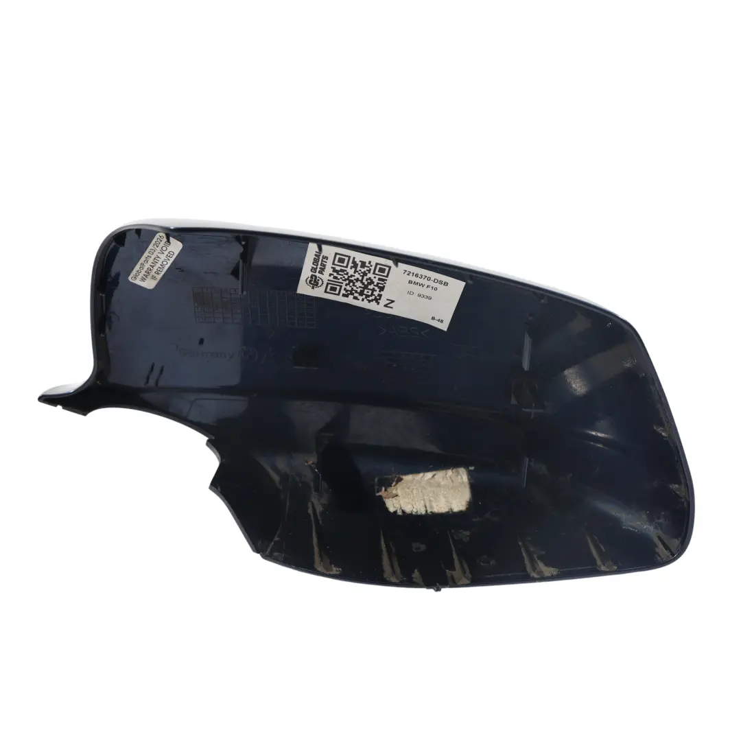 BMW F10 F11 Wing Mirror Cover Cap Casing Right O/S Tiefseeblau - A76 - SKU 7216370-DSB - Part number 7216370