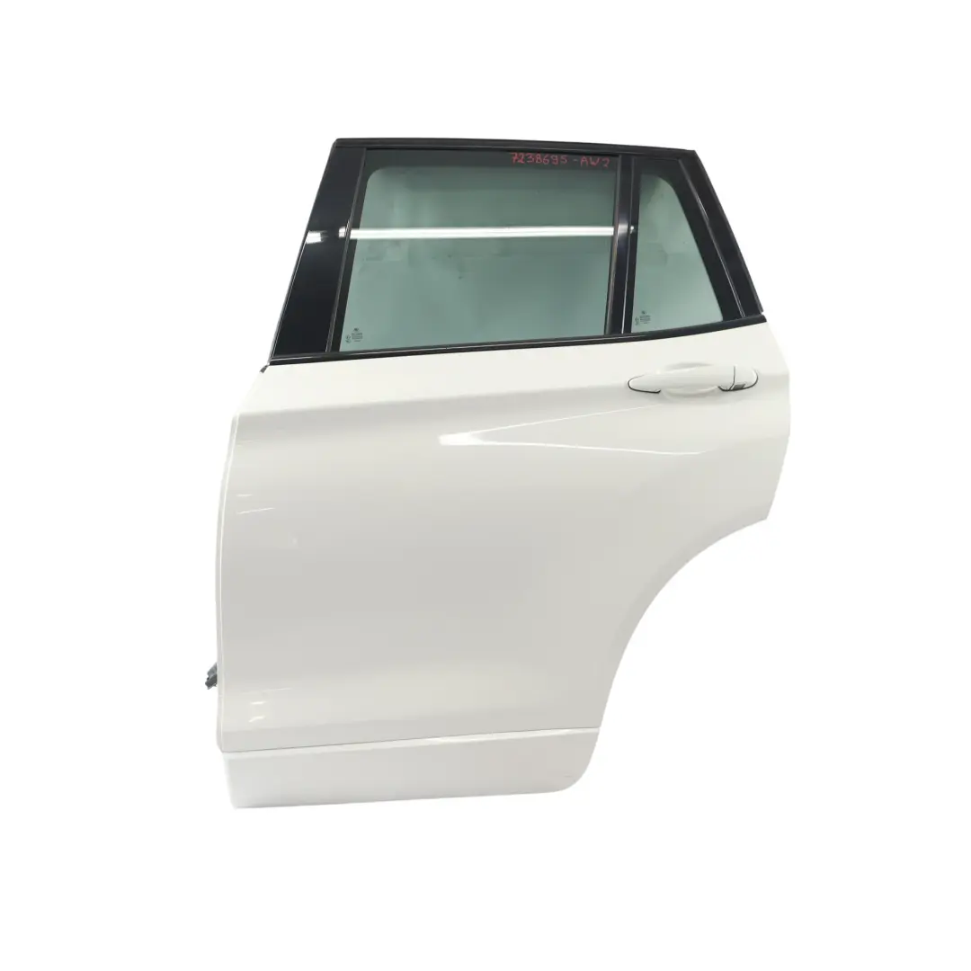 Porta Posteriore Sinistra Alpinweiss Alpine White 3 Bianco - 300 per BMW X3 F25 con numero di parte 7238695 BMW X3 F25 Porta Posteriore Sinistra Alpinweiss Alpine White 3 Bianco - 300 - SKU 7238695-AW2 - Numero di parte 7238695