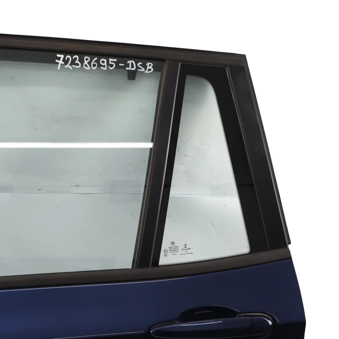 Arrière Gauche Bleu Océan Métallisé A76 pour BMW X3 F25 Porte à propos du numéro de pièce 7238695 BMW X3 F25 Porte Arrière Gauche Bleu Océan Métallisé A76 - SKU 7238695-DSB - Numéro de pièce 7238695