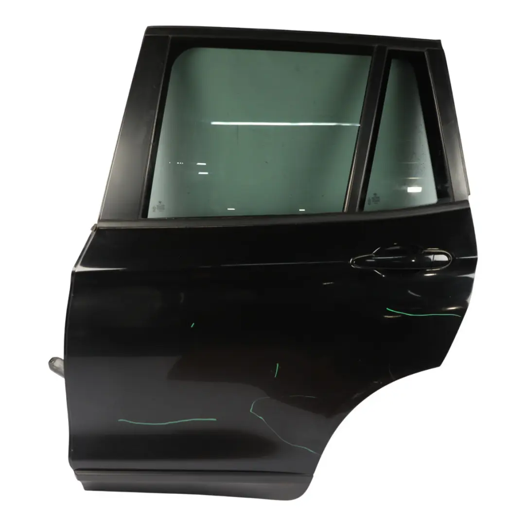 Door Rear Left N/S Schwarz 2 Black - 668 to BMW X3 F25 with Part number 7238695 BMW X3 F25 Door Rear Left N/S Schwarz 2 Black - 668 - SKU 7238695-SCH - Part number 7238695