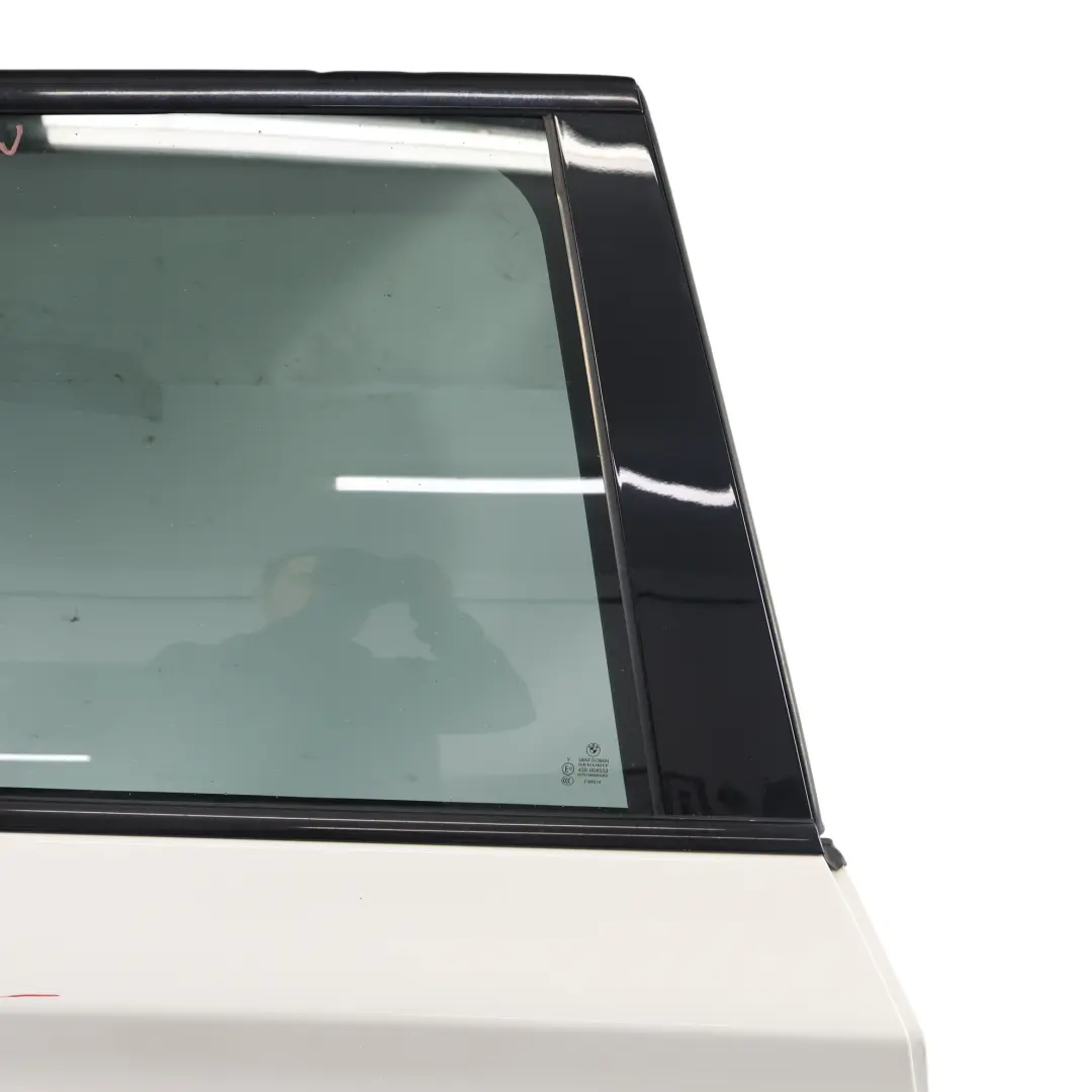 Door Rear Right O/S Alpinweiss Alpine White 3 - 300 to BMW X3 F25 with Part number 7238696 BMW X3 F25 Door Rear Right O/S Alpinweiss Alpine White 3 - 300 - SKU 7238696-AW - Part number 7238696