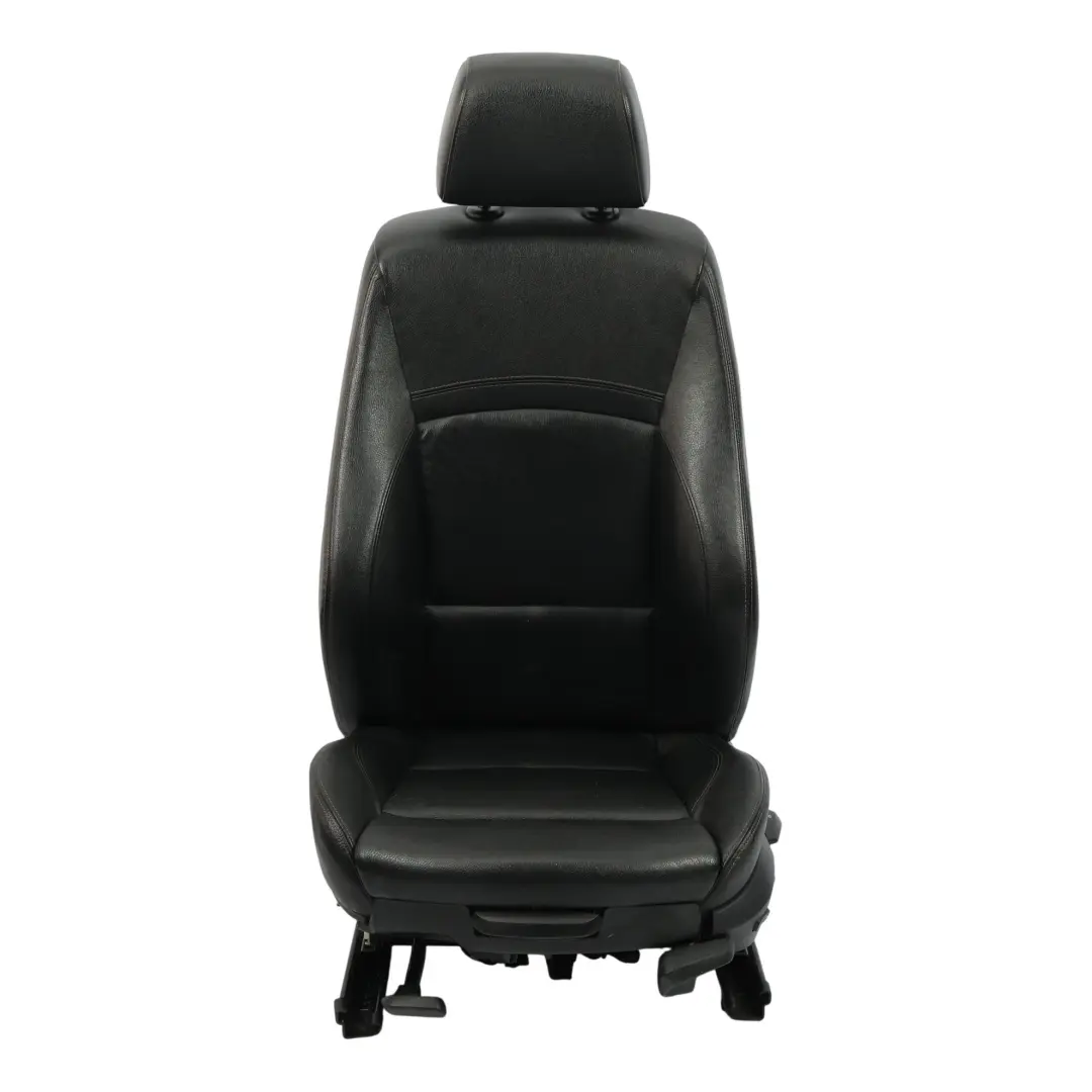 BMW E90 E91 LCI M Sport Sedile Anteriore Pelle Nera Riscaldato Sinistro - SKU 7246857-5 - Numero di parte 7246857