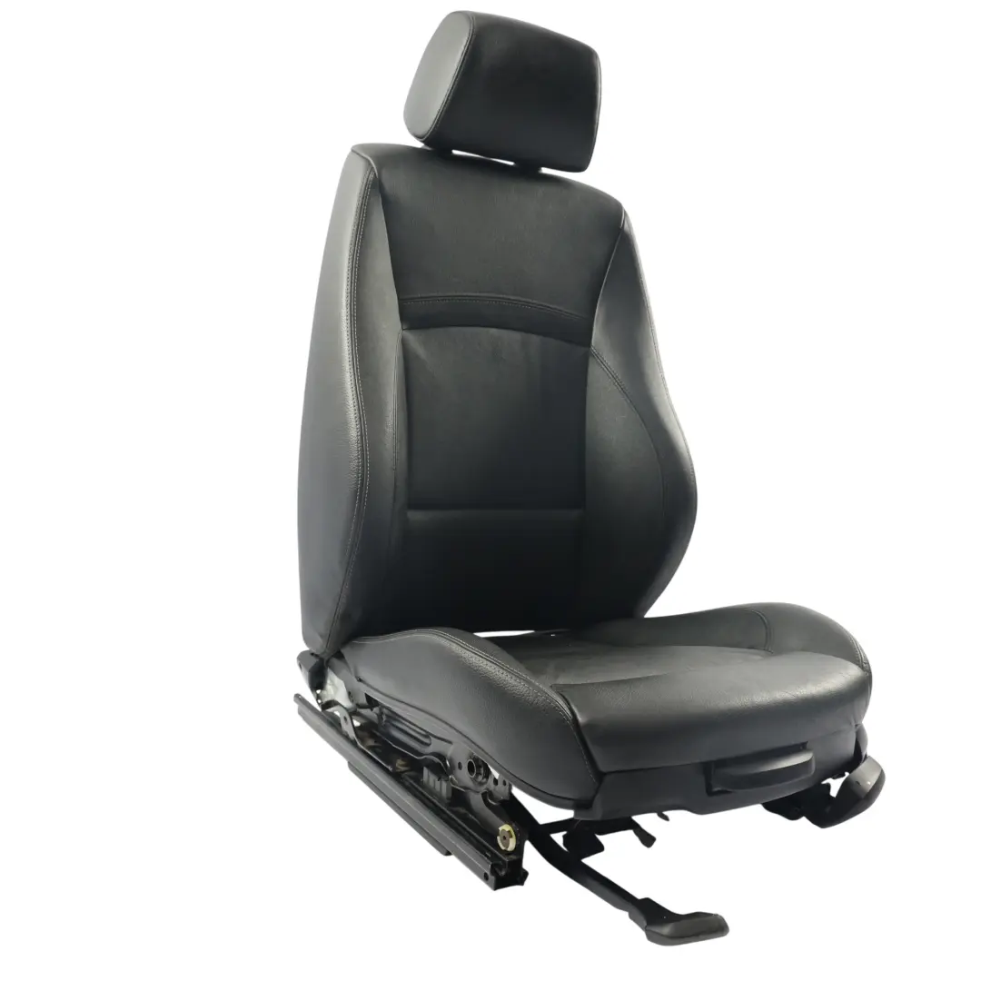 Front Seat M Sport Heated Electric Black Leather Left N/S to BMW E90 E91 LCI with Part number 7246857 BMW E90 E91 LCI Front Seat M Sport Heated Electric Black Leather Left N/S - SKU 7246857-7 - Part number 7246857