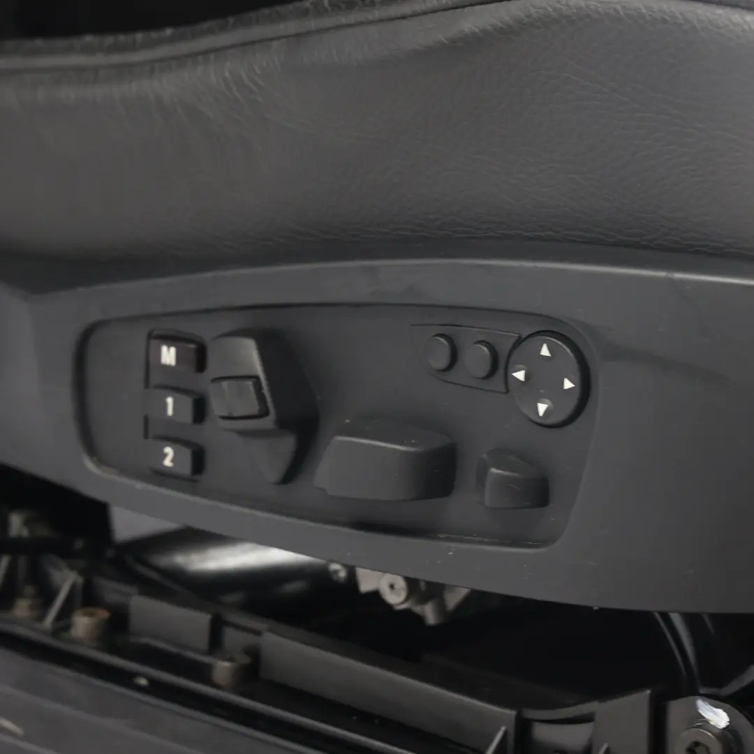 BMW E60 E61 Fotel Przedni Prawy Grzany Pamięć Czarna Skóra Dakota - SKU 7249399-1 - Numer Części 7249399