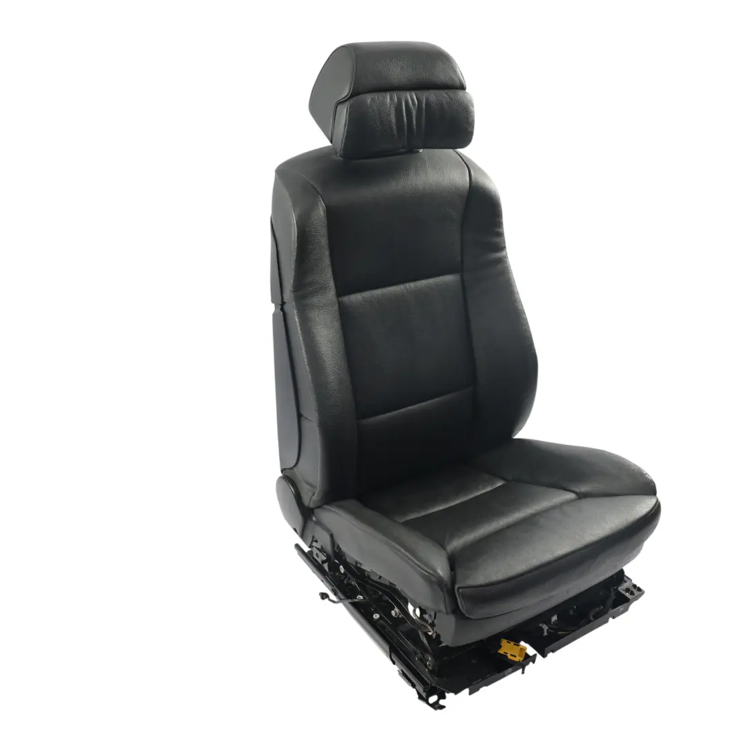 BMW E60 Seat Backrest Front Left Right Heated Comfort Seat Cover Leather Black - SKU 7249399-3 - Part number 7249399