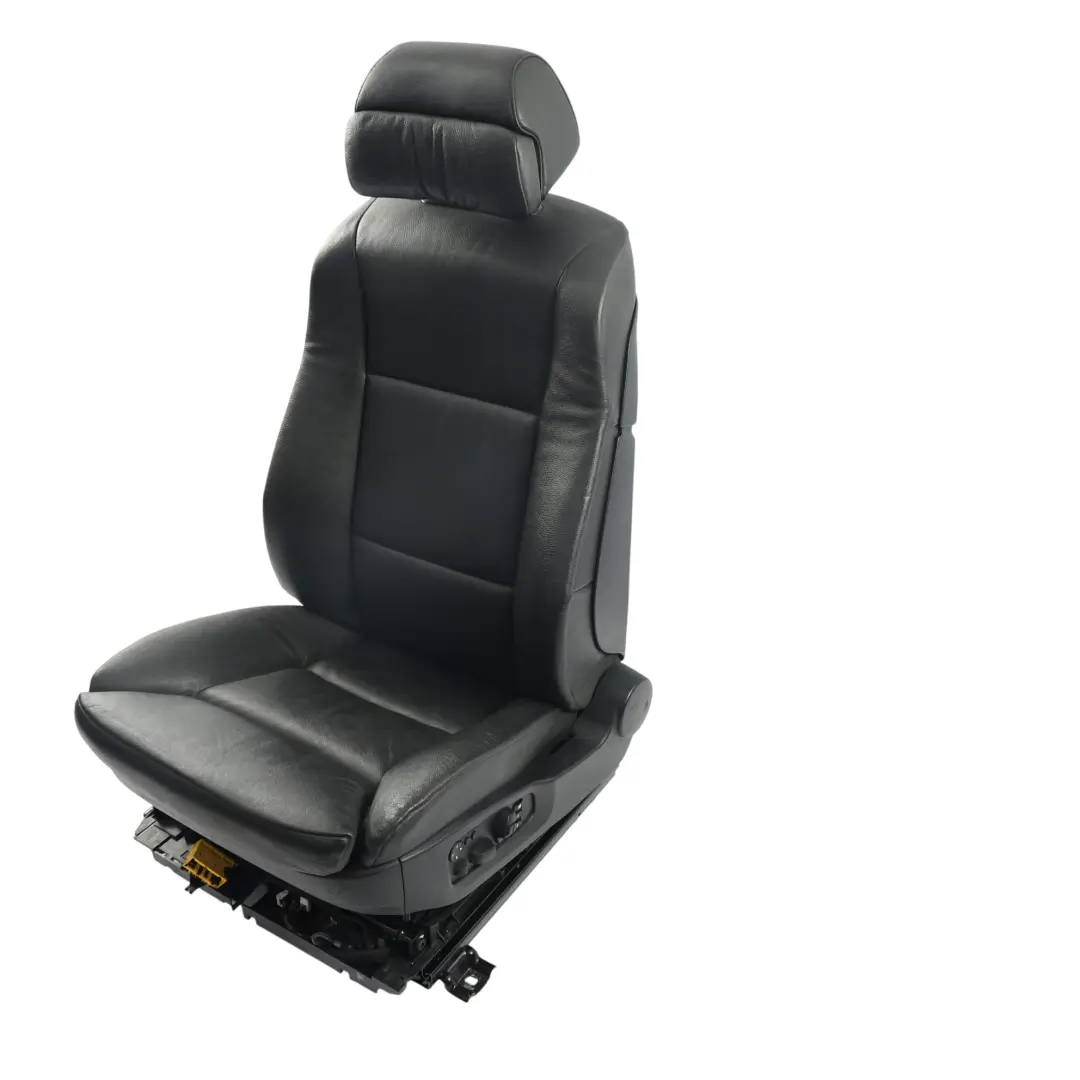 Siège Confort Avant Gauche Mémoire Chauffant Cuir Noir Dakota pour BMW E60 E61 à propos du numéro de pièce 7249399 BMW E60 E61 Siège Confort Avant Gauche Mémoire Chauffant Cuir Noir Dakota - SKU 7249399-3 - Numéro de pièce 7249399