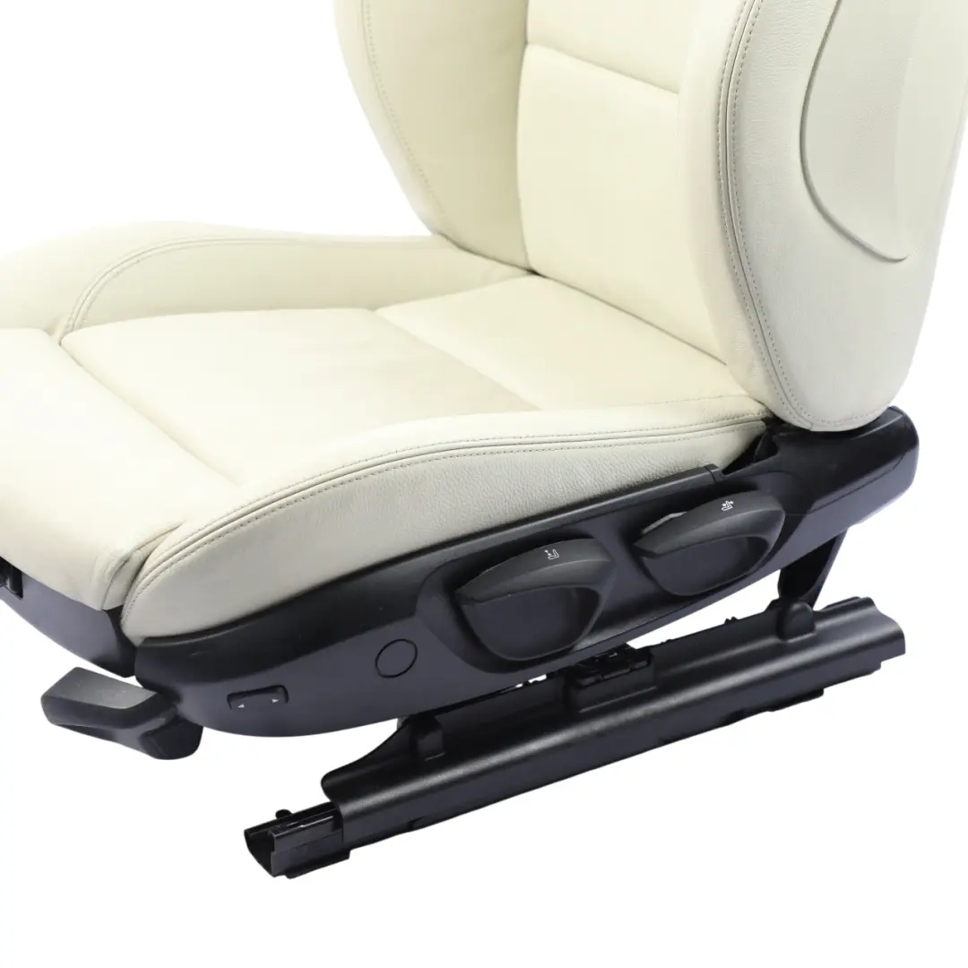 BMW E87 LCI Siège sport avant gauche intérieur chauffant en cuir Boston Lemon - SKU 7251077-1 - Numéro de pièce 7251077