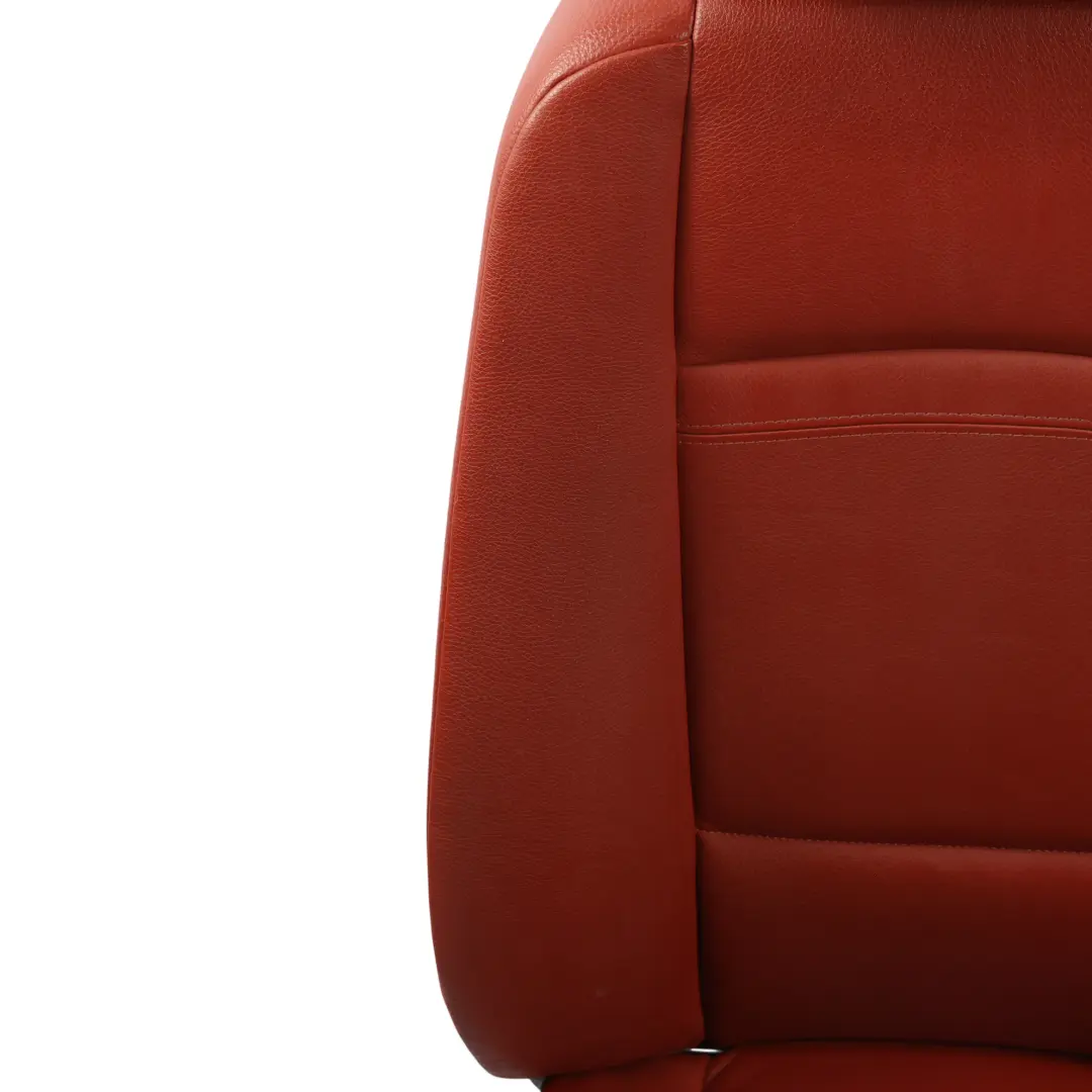Front Left N/S Electric Interior Leather Dakota Coral Red to BMW E92 Coupe Seat with Part number 7253249 BMW E92 Coupe Seat Front Left N/S Electric Interior Leather Dakota Coral Red - SKU 7253249-2 - Part number 7253249
