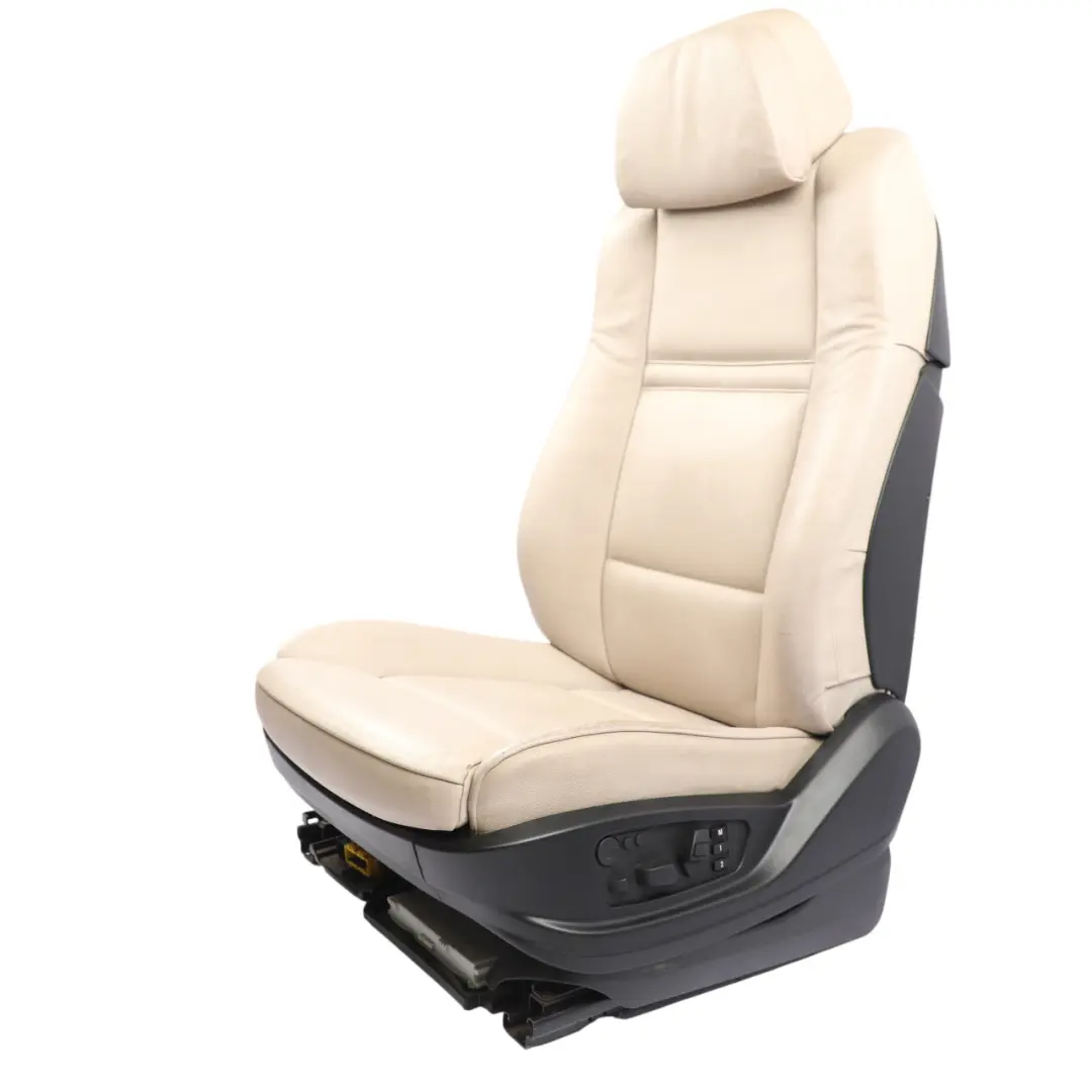 BMW X5 E70 LCI Asiento Delantero Calefacción Memoria Izquierdo Cuero Ostra - SKU 7254851-1 - Número de pieza 7254851