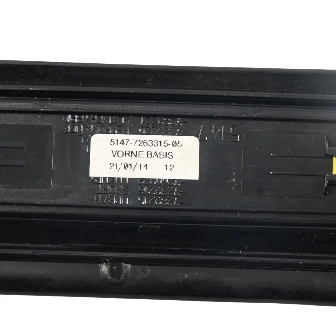 Listwy Nakładki Progów Drzwi Przednich Komplet X4 do BMW F20 F30 o numerze 7263315 BMW F20 F30 Listwy Nakładki Progów Drzwi Przednich Komplet X4 - SKU 7263315-3 - Numer Części 7263315