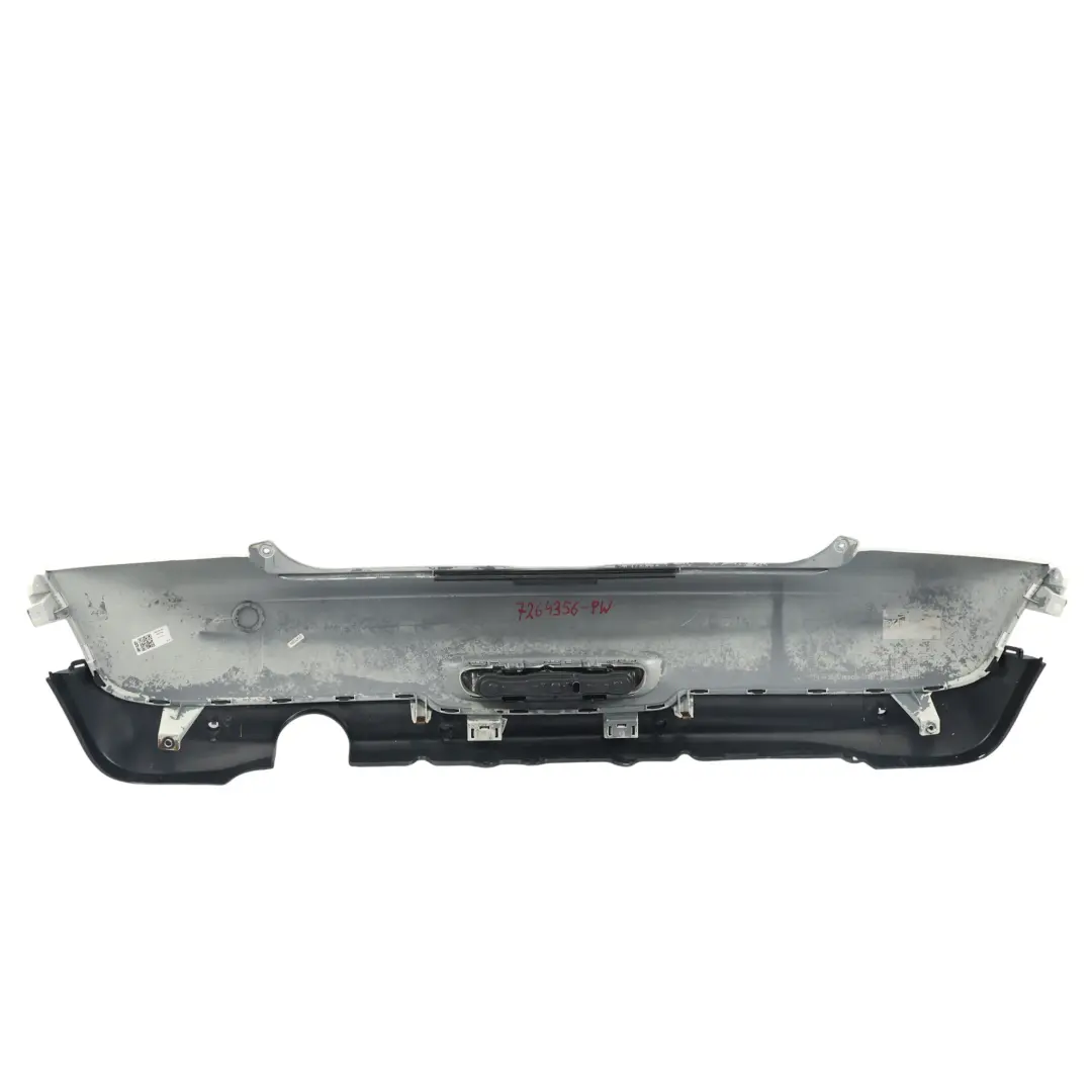 Stossfänger Hinten Pepper White Weiss - 850 für Mini R56 R57 LCI mit Teilenummer 7264356 Mini R56 R57 LCI Stossfänger Hinten Pepper White Weiss - 850 - SKU 7264356-PW - Teilenummer 7264356