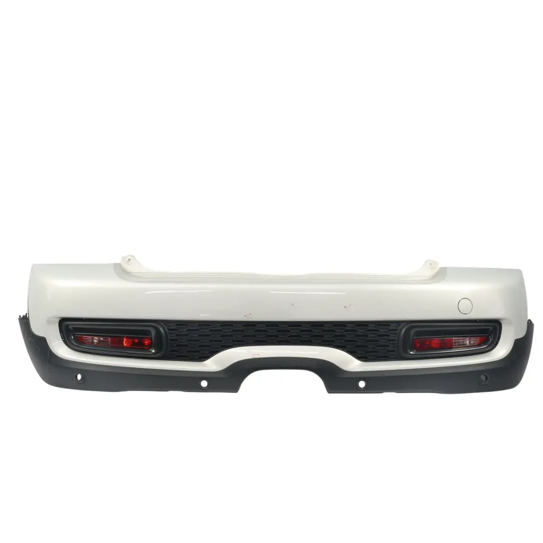 Complete Rear Bumper Trim White Silver Metallic - A62 to Mini Cooper S R56 R57 LCI with Part number 7264358 Mini Cooper S R56 R57 LCI Complete Rear Bumper Trim White Silver Metallic - A62 - SKU 7264358-WS - Part number 7264358