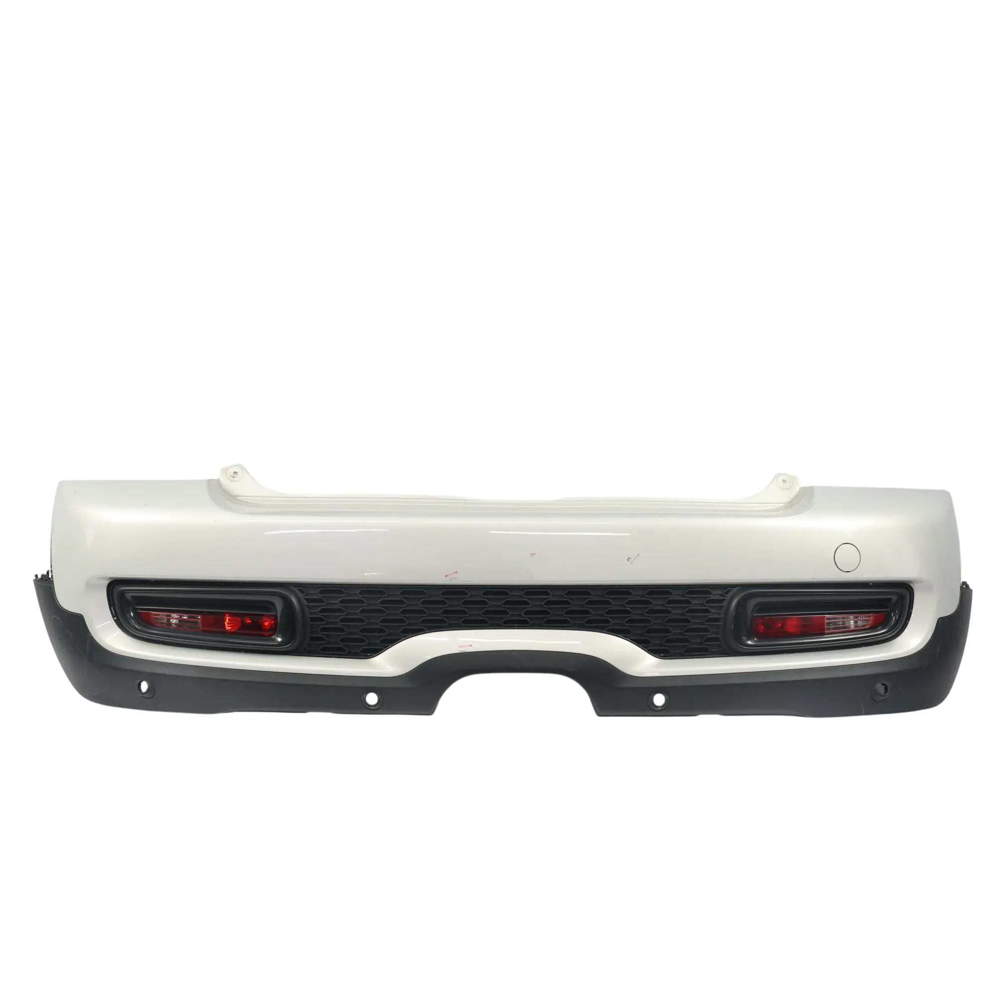 Mini Cooper S R56 R57 LCI Complete Rear Bumper Trim White Silver Metallic - A62