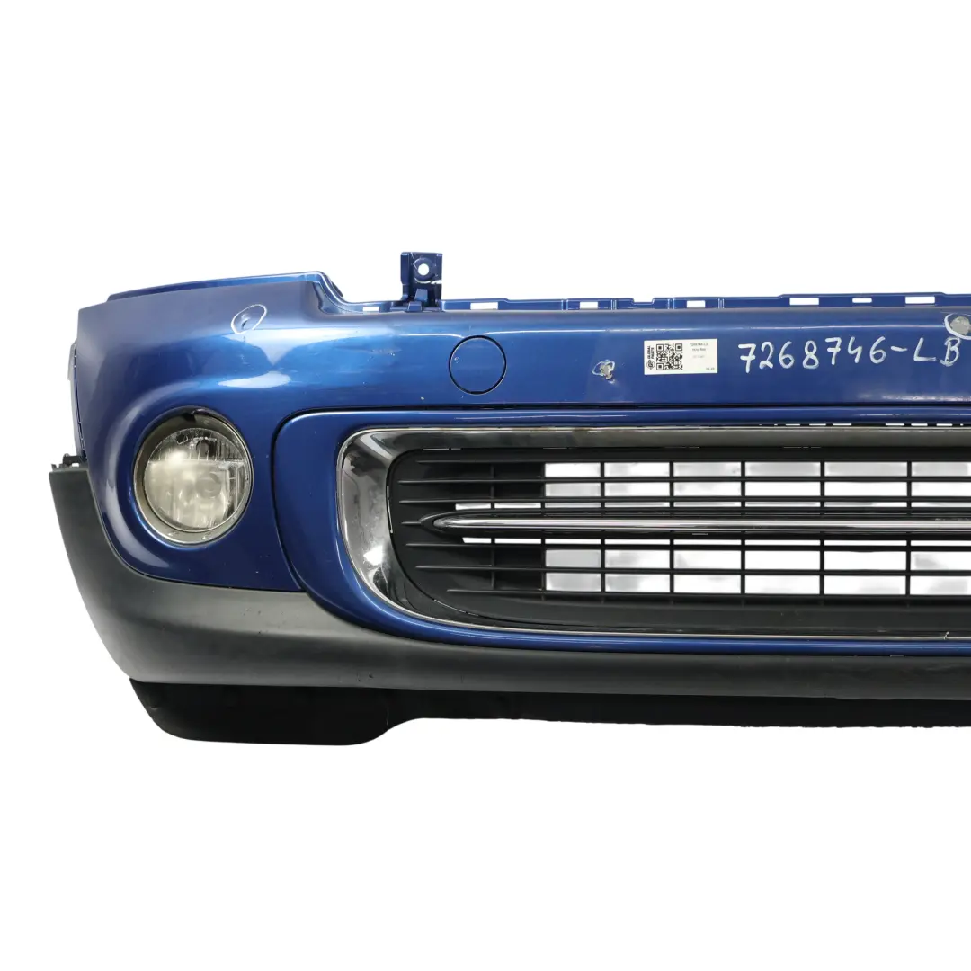 Mini Cooper R55 R56 LCI Stossfänger Vorn Lightning Blue Blau Metallic - A63 - SKU 7268746-LB - Teilenummer 7268746