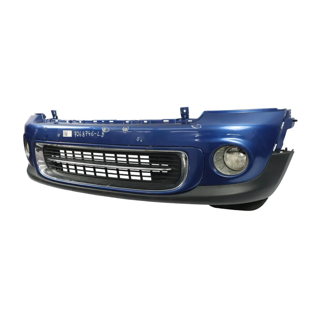 Mini R55 R56 LCI Pare-Chocs Avant Complet Panneau Garniture Bleu Éclair A63 - SKU 7268746-LB - Numéro de pièce 7268746