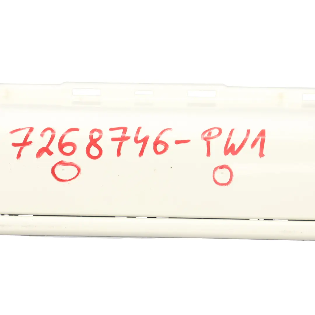 Stossfänger Vorn Pepper White Weiss - 850 für Mini R55 R56 LCI mit Teilenummer 7268746 Mini R55 R56 LCI Stossfänger Vorn Pepper White Weiss - 850 - SKU 7268746-PW1 - Teilenummer 7268746