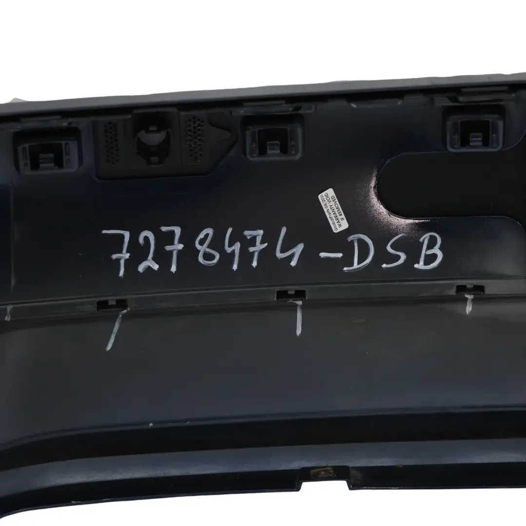 BMW X3 F25 Rear Bumper Trim Panel Cover PDC Tiefseeblau Blue Metallic - A76 - SKU 7278474-DSB - Part number 7278474