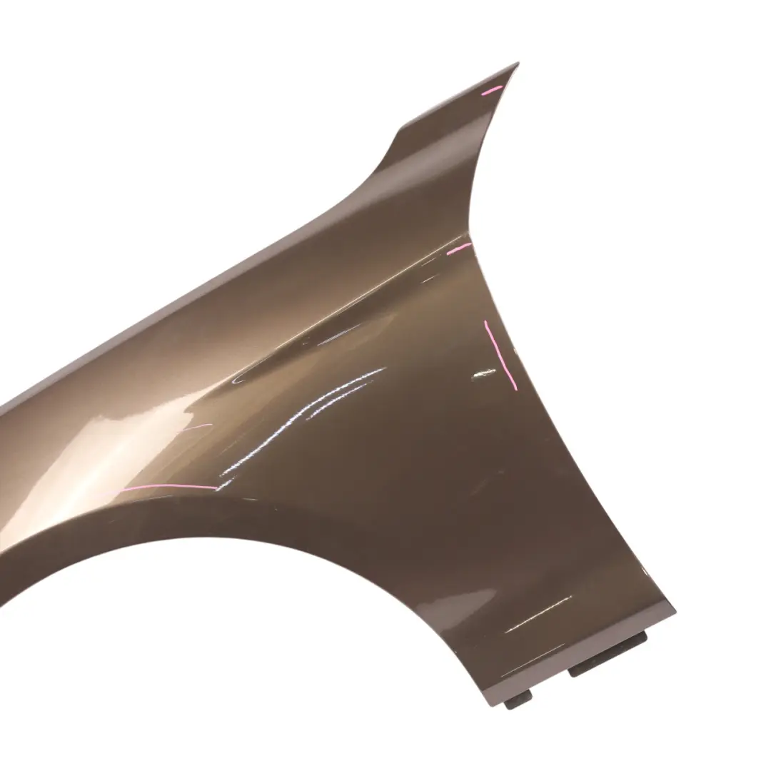 Side Panel Wing Fender Front Left N/S Sparkling Bronze Metallic B06 to BMW F20 F22 with Part number 7284645 BMW F20 F22 Side Panel Wing Fender Front Left N/S Sparkling Bronze Metallic B06 - SKU 7284645-SPB - Part number 7284645