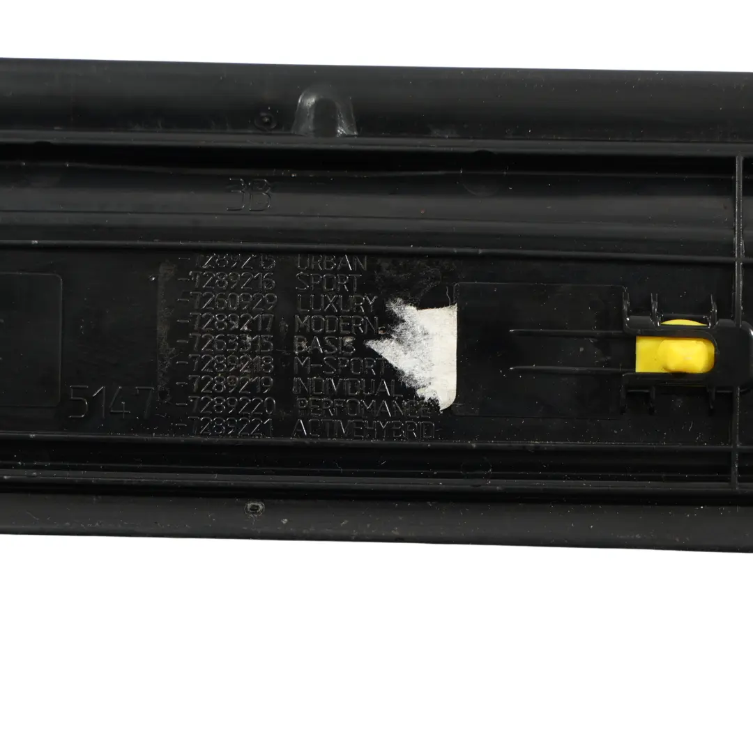 Garniture Couvercle Entrée Moderne Avant Arrière Gauche Droite SET pour BMW F30 F31 à propos du numéro de pièce 7289217 BMW F30 F31 Garniture Couvercle Entrée Moderne Avant Arrière Gauche Droite SET - SKU 7289217-MG1 - Numéro de pièce 7289217