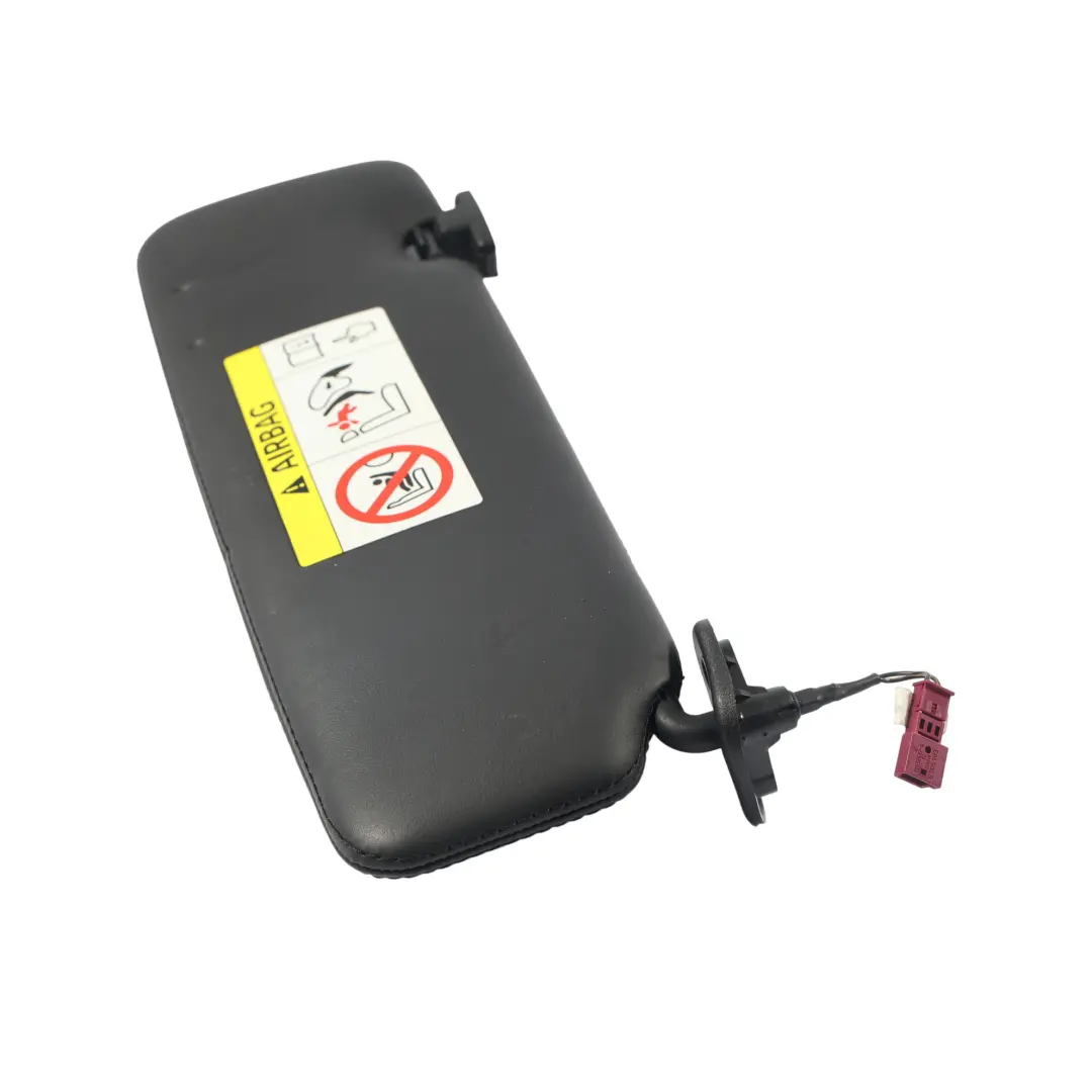 Parasol Panel Cuero Negro Delantero Izquierdo para BMW F12 con número de pieza 7290193 BMW F12 Parasol Panel Cuero Negro Delantero Izquierdo - SKU 7290193-1 - Número de pieza 7290193