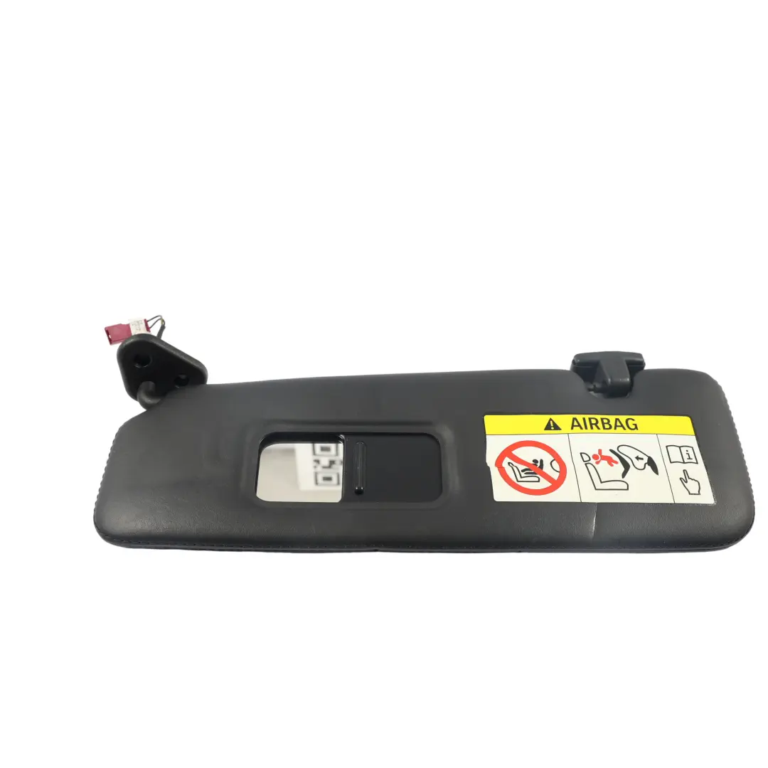 BMW F12 Sonnenblende Leder Schwarz Vorne Links - SKU 7290193-1 - Teilenummer 7290193