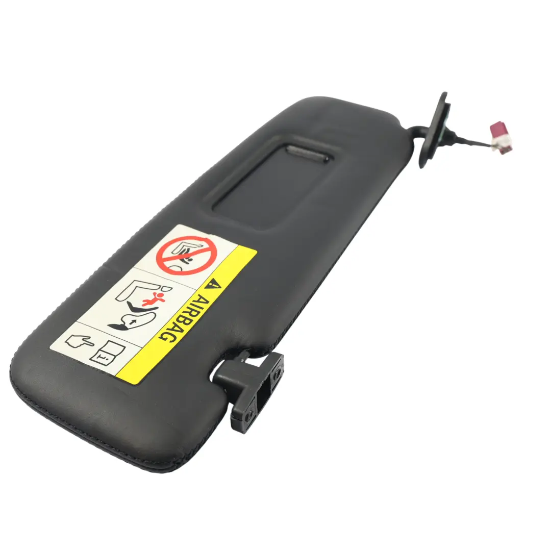 Sonnenblende Leder Schwarz Vorne Links für BMW F12 mit Teilenummer 7290193 BMW F12 Sonnenblende Leder Schwarz Vorne Links - SKU 7290193-1 - Teilenummer 7290193