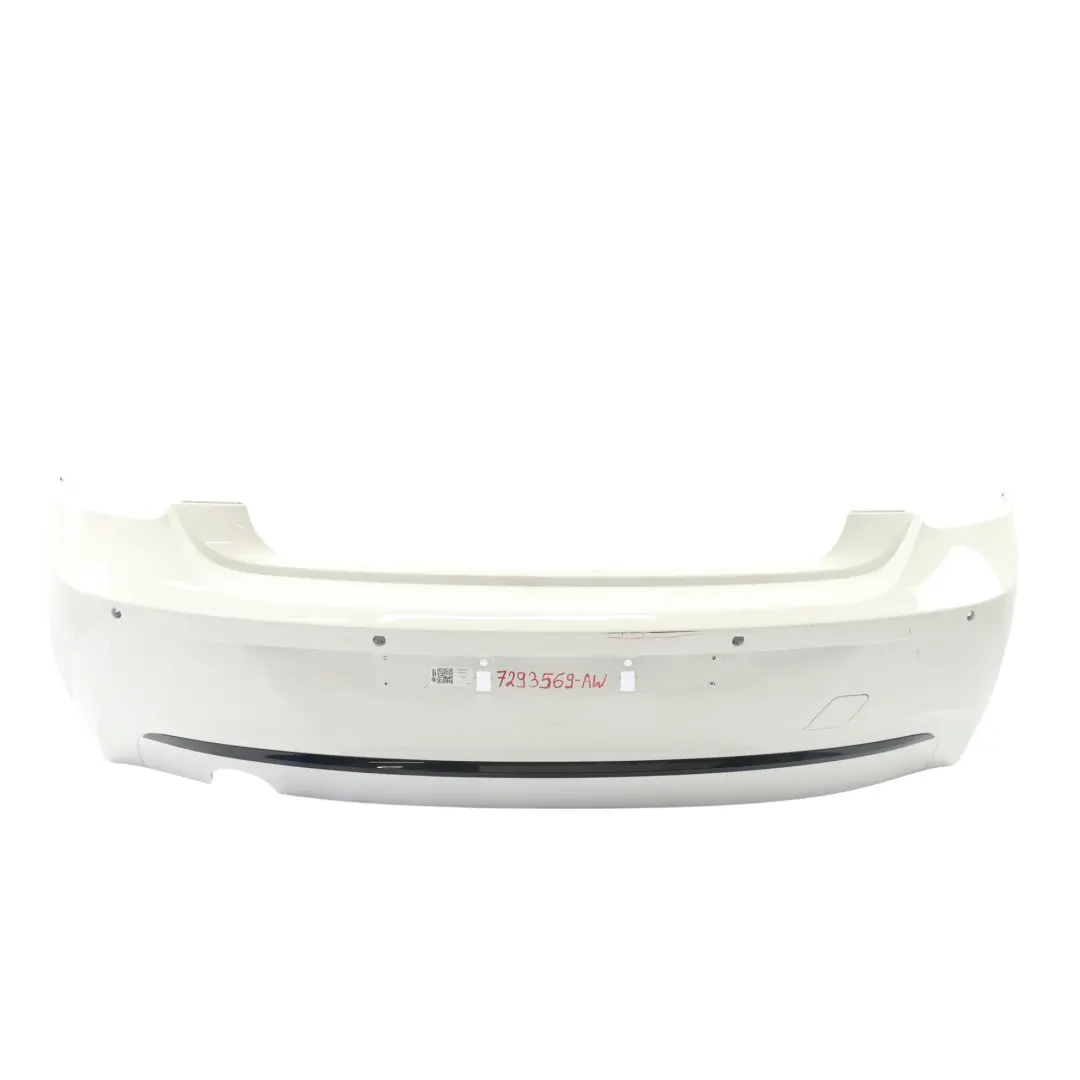 Bumper Trim Panel Sport Line Alpine White Alpinweiss 3 - 300 to BMW F20 F21 Rear with Part number 7293569 BMW F20 F21 Rear Bumper Trim Panel Sport Line Alpine White Alpinweiss 3 - 300 - SKU 7293569-AW - Part number 7293569