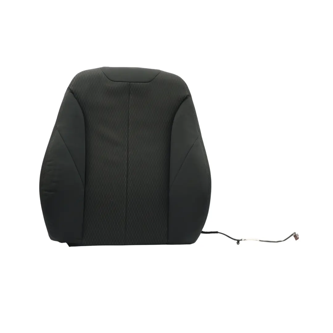 BMW F20 F30 Seat Backrest Cover Heated Front Right O/S Cloth Fabric Anthracite - SKU 7295104-8 - Part number 7295104
