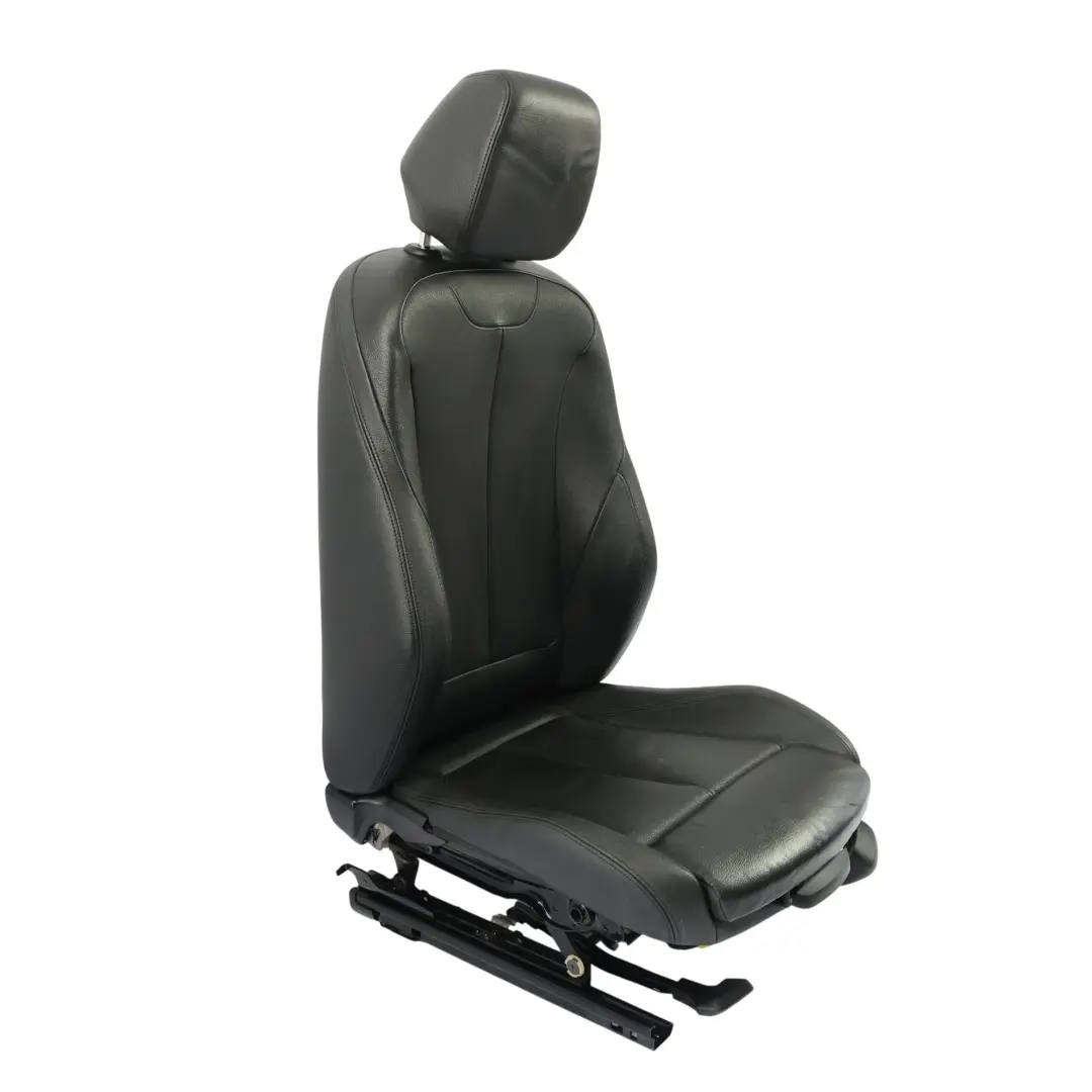 Fotel Lewy Przód Skóra Dakota Czarna do BMW F20 M Sport o numerze 7295139 BMW F20 M Sport Fotel Lewy Przód Skóra Dakota Czarna - SKU 7295139-10 - Numer Części 7295139