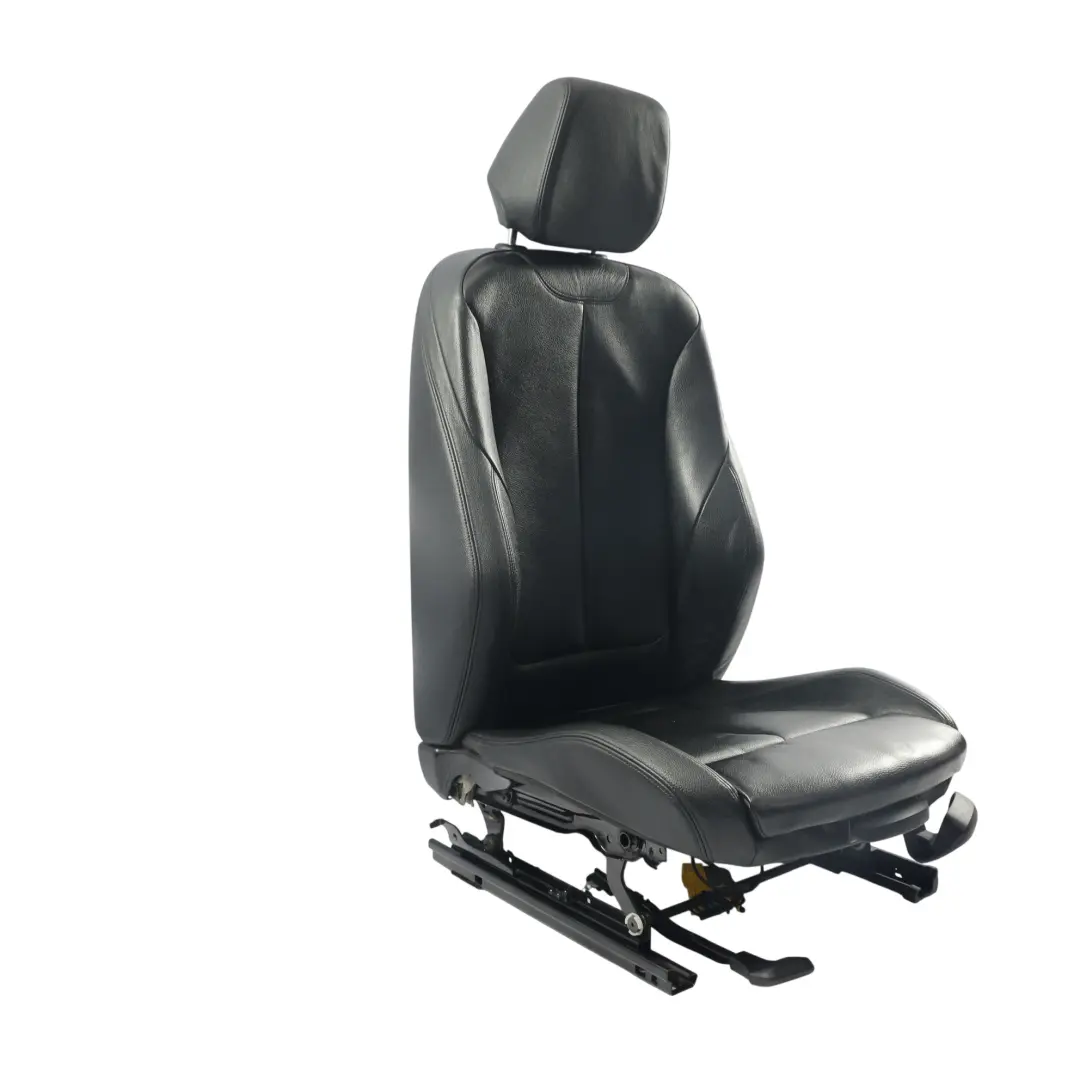 BMW F30 F31 Leather Seat Heated Memory M Sport Black Front Left N/S - SKU 7295139-11 - Part number 7295139