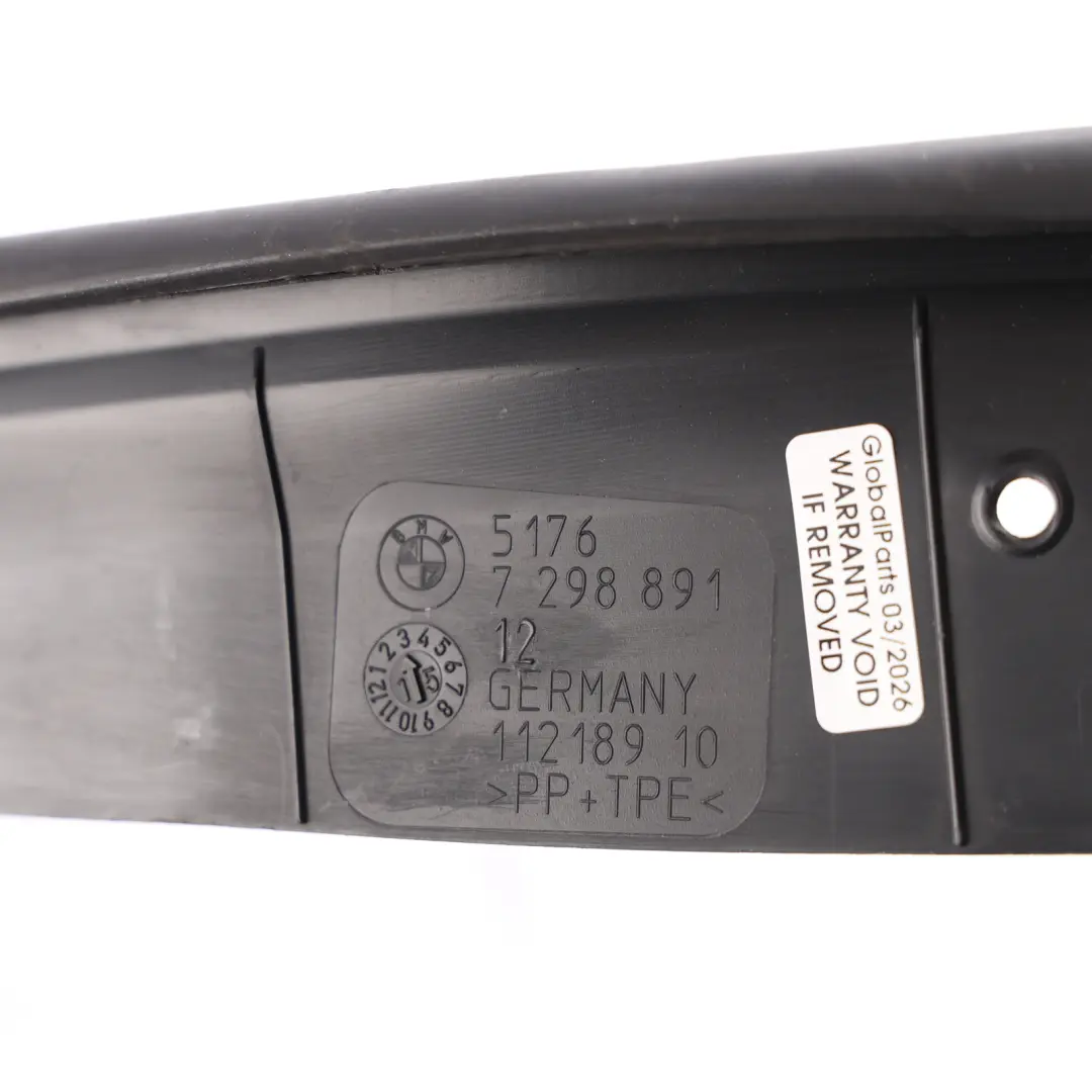 BMW 2 F45 Puerta Trasera Guía Junta de Sellado Columna B Inferior Izquierda - SKU 4827813 - Número de pieza 4827813
