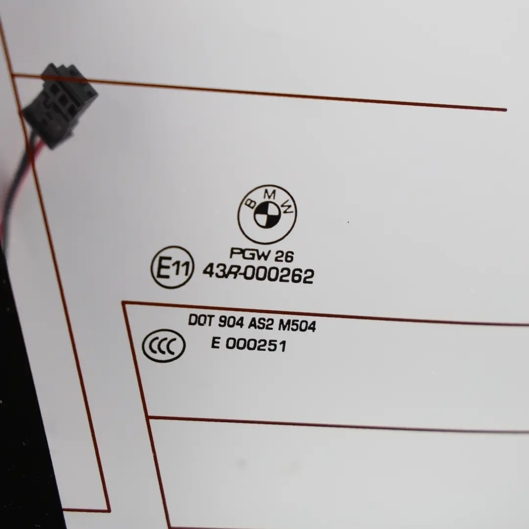 Side Window Quarter Glass Fixed Rear Left N/S AS2 Glazing to BMW X5 F15 with Part number 7305773 BMW X5 F15 Side Window Quarter Glass Fixed Rear Left N/S AS2 Glazing - SKU 7305773-1 - Part number 7305773