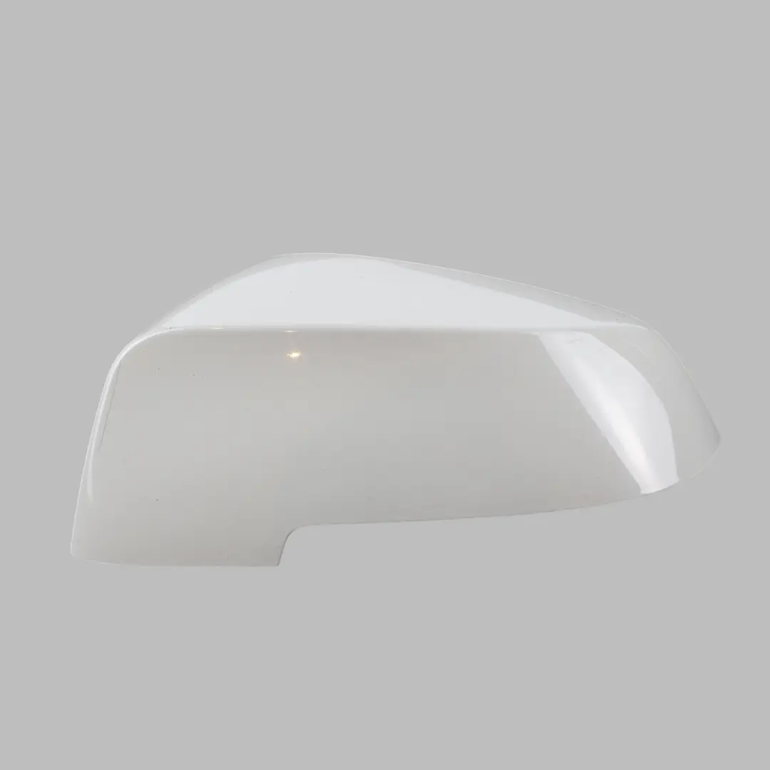 BMW F01 F02 F10 LCI Wing Mirror Cover Cap Left N/S Alpinweiss 3 - 300 - SKU 7308683-AW - Part number 7308683