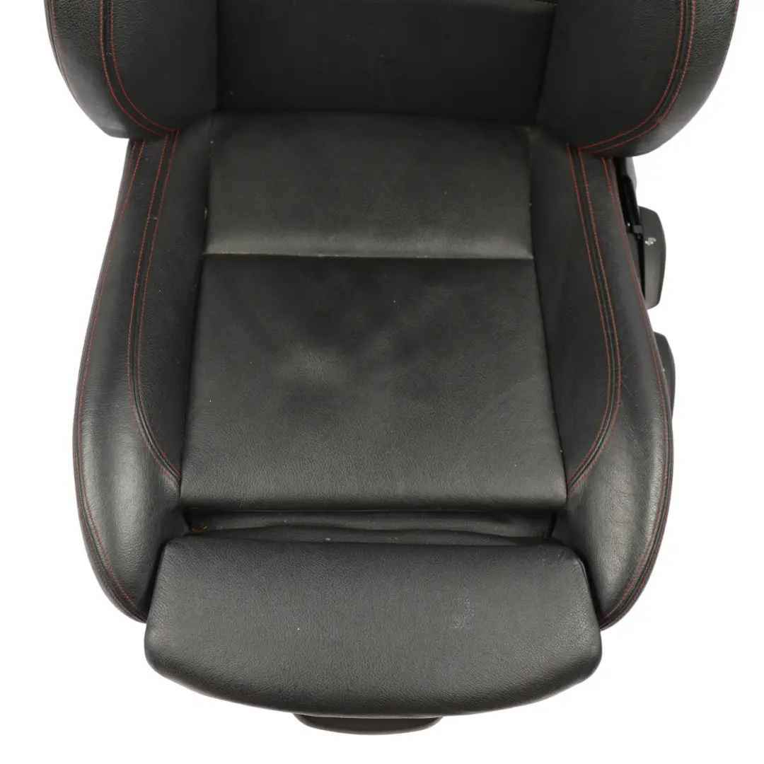 Front Seat Heated M Sport Left N/S Black Leather Nevada Grey Red Seam to BMW X1 E84 with Part number 7324157 BMW X1 E84 Front Seat Heated M Sport Left N/S Black Leather Nevada Grey Red Seam - SKU 7324157-1 - Part number 7324157