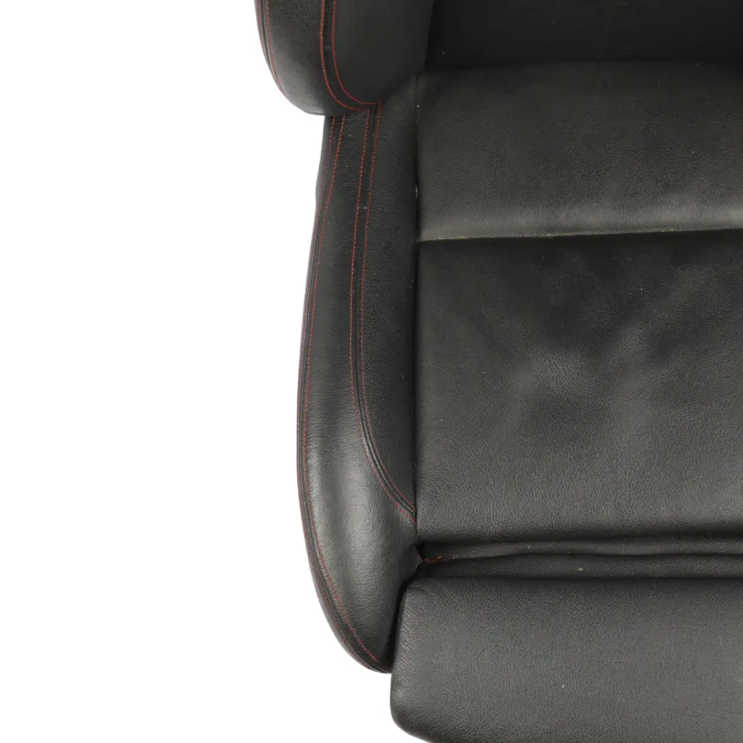 BMW X1 E84 Front Seat Heated M Sport Left N/S Black Leather Nevada Grey Red Seam - SKU 7324157-1 - Part number 7324157