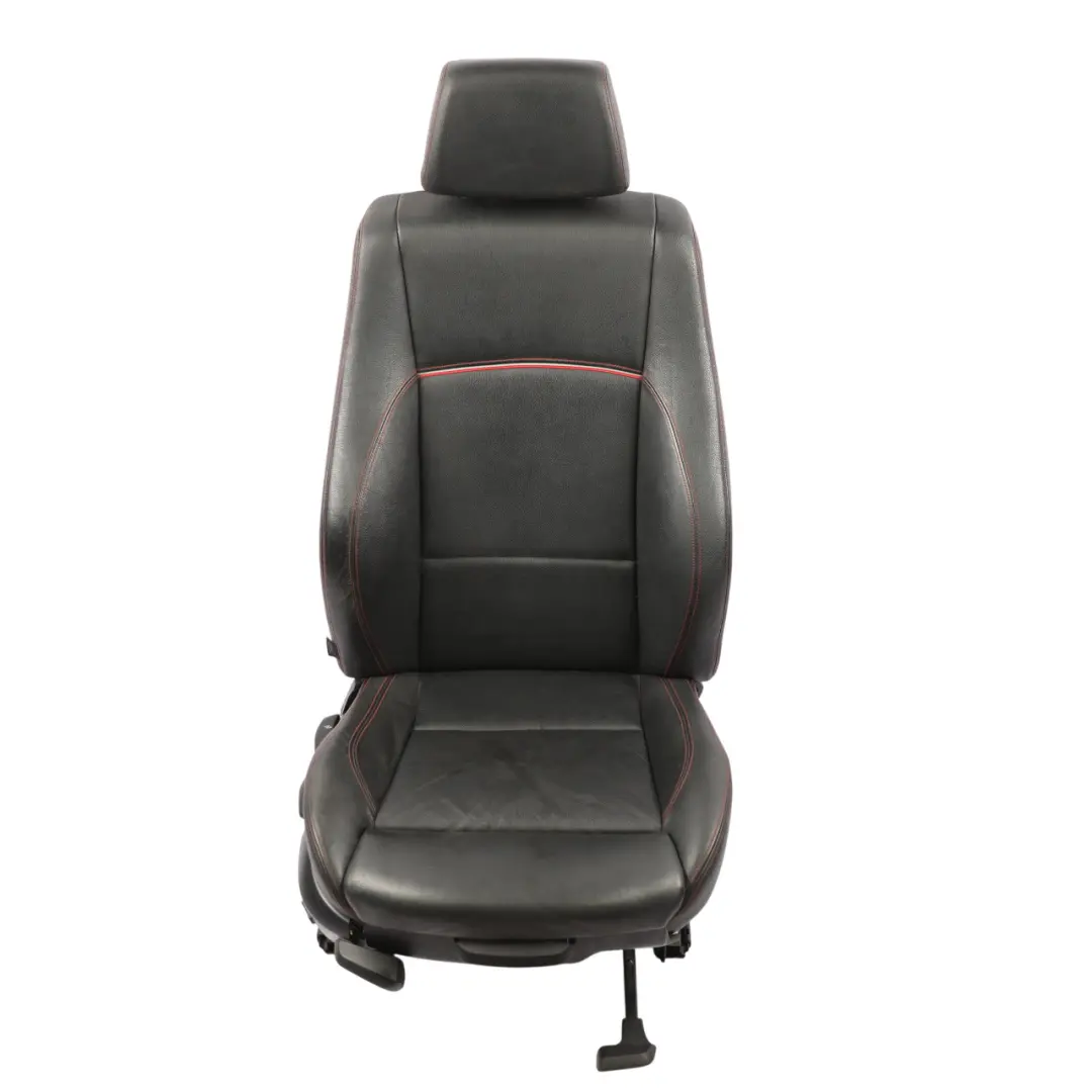 Front Seat Heated M Sport Right O/S Black Leather Nevada Grey Red to BMW X1 E84 with Part number 7324158 BMW X1 E84 Front Seat Heated M Sport Right O/S Black Leather Nevada Grey Red - SKU 7324158-1 - Part number 7324158