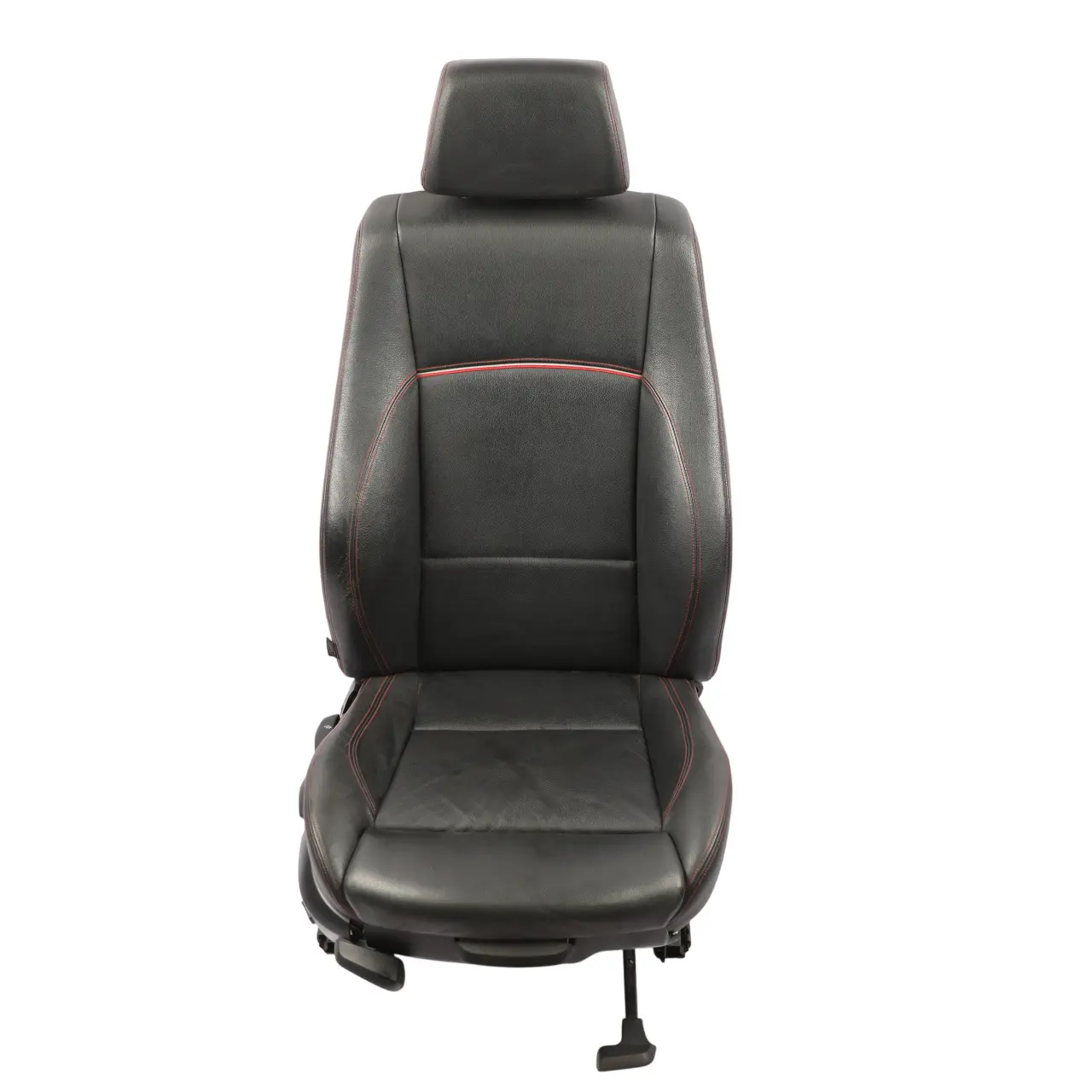 BMW X1 E84 Front Seat Heated M Sport Right O/S Black Leather Nevada Grey Red