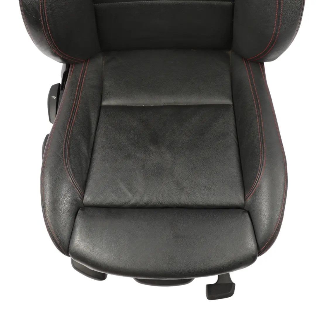 BMW X1 E84 Front Seat Heated M Sport Right O/S Black Leather Nevada Grey Red - SKU 7324158-1 - Part number 7324158
