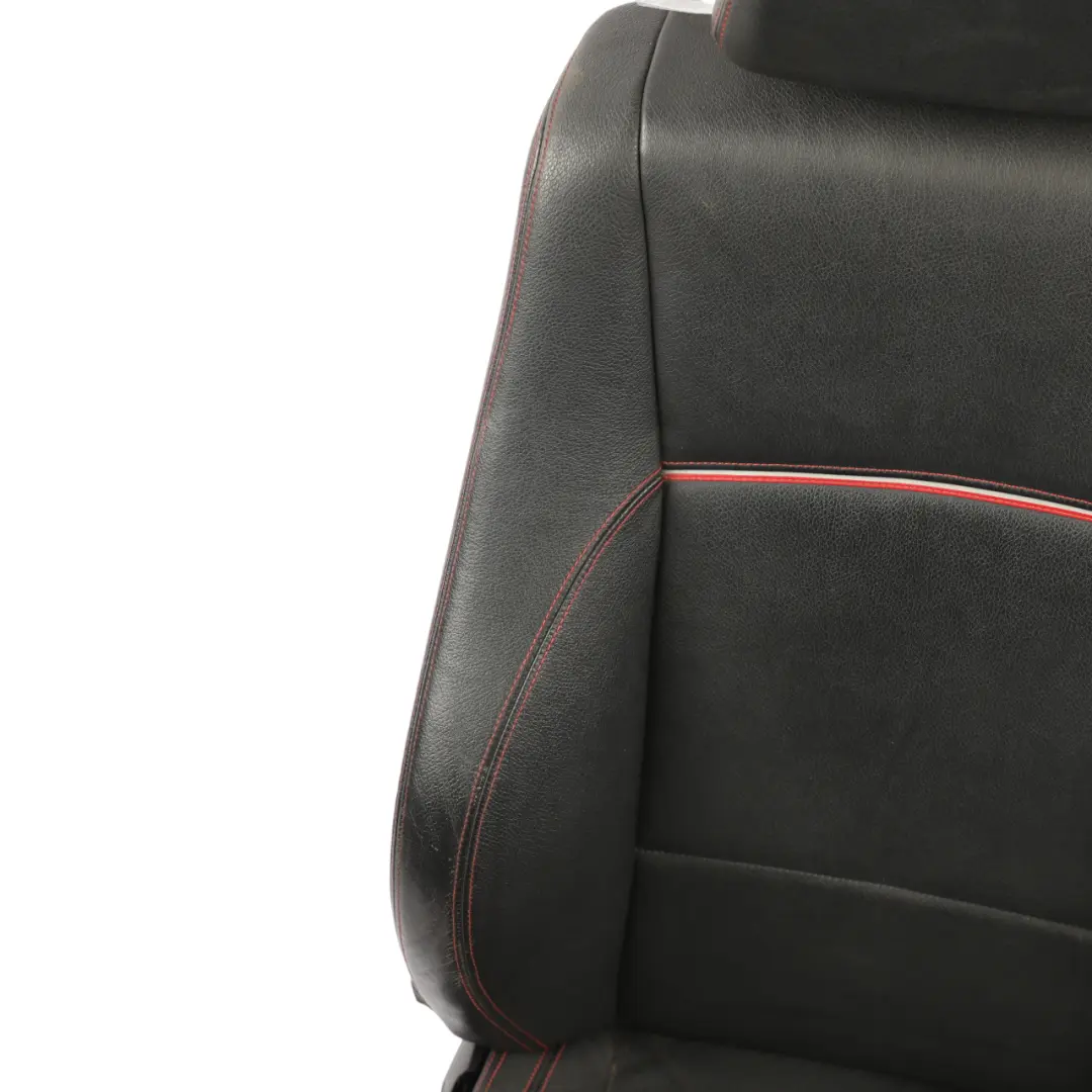 Front Seat Heated M Sport Right O/S Black Leather Nevada Grey Red to BMW X1 E84 with Part number 7324158 BMW X1 E84 Front Seat Heated M Sport Right O/S Black Leather Nevada Grey Red - SKU 7324158-1 - Part number 7324158