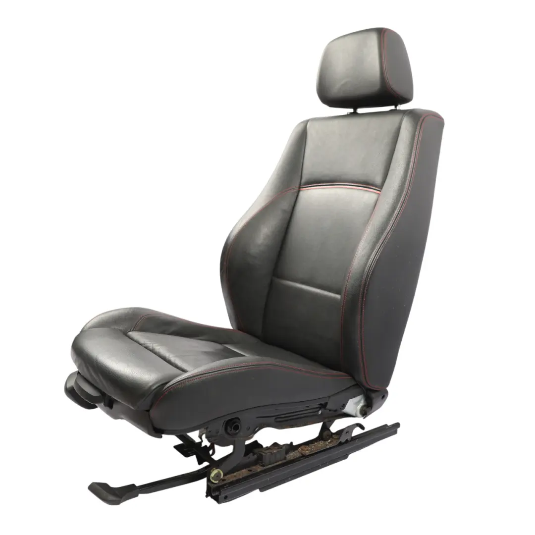 Front Seat Heated M Sport Right O/S Black Leather Nevada Grey Red to BMW X1 E84 with Part number 7324158 BMW X1 E84 Front Seat Heated M Sport Right O/S Black Leather Nevada Grey Red - SKU 7324158-1 - Part number 7324158