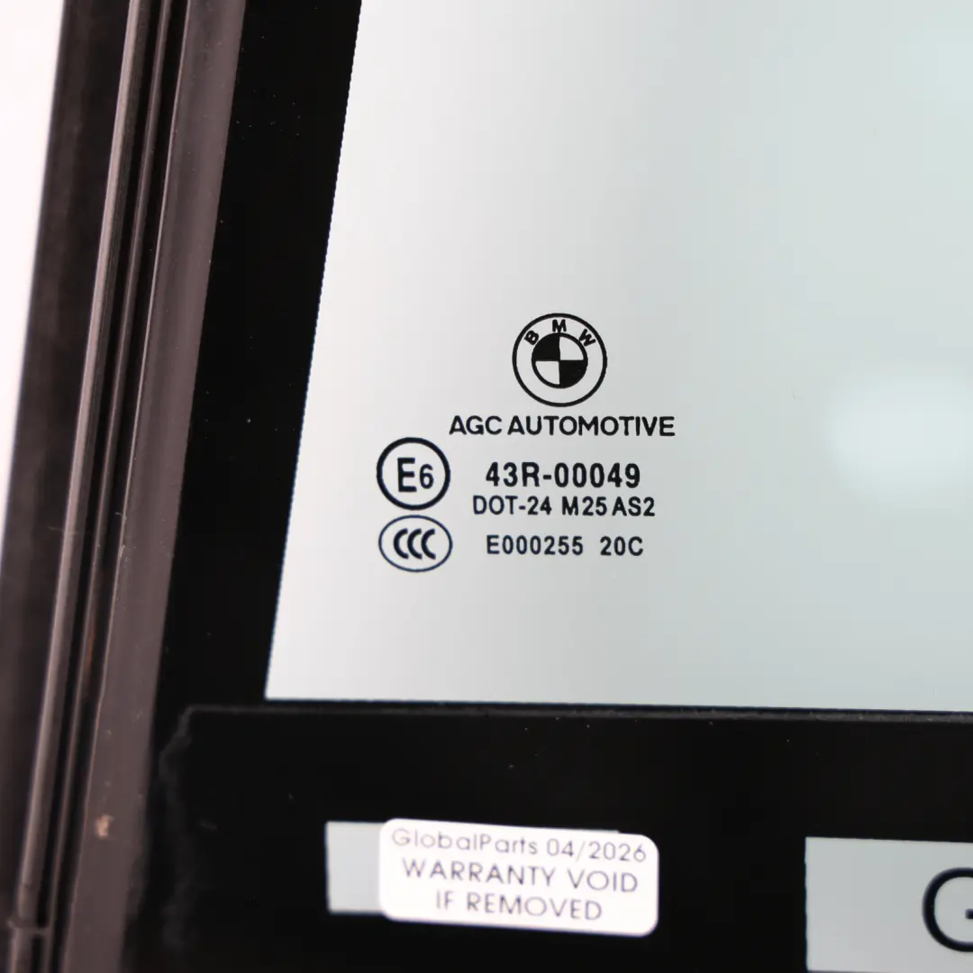 Door Quarter Window Glass AS2 ESG Rear Left O/S to BMW G31 Touring with Part number 7336995 BMW G31 Touring Door Quarter Window Glass AS2 ESG Rear Left O/S - SKU 7336995 - Part number 7336995