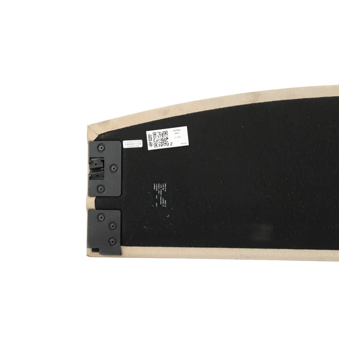 BMW F36 Gran Coupe Parcel Shelf Rear Trunk Luggage Compartment Beige - SKU 7337283 - Part number 7337283