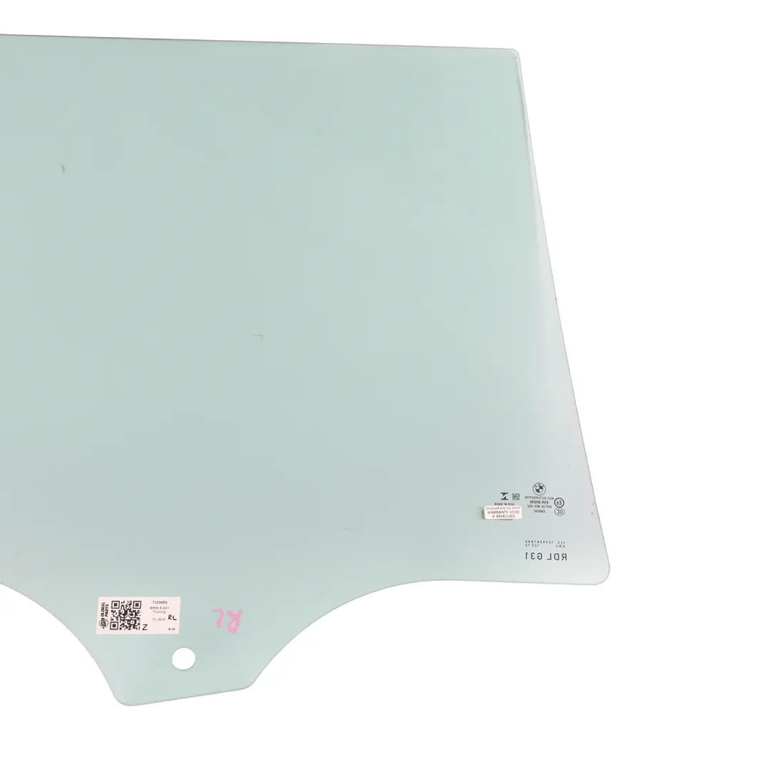 BMW G31 Touring Door Window Glass AS2 ESG Rear Left N/S - SKU 7339459 - Part number 7339459