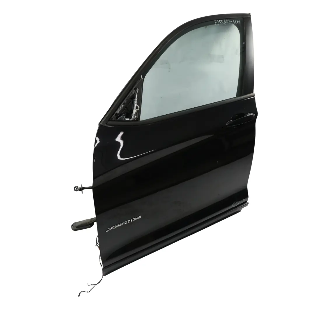 BMW X3 F25 Porta Anteriore Sinistra Schwarz 2 Nero - 668 - SKU 7355803-SCH1 - Numero di parte 7355803