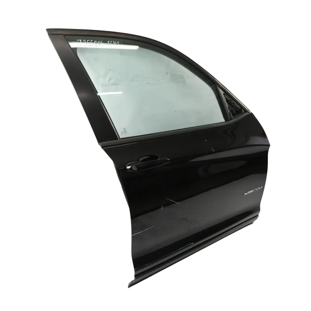 BMW X3 F25 Drzwi Przednie Prawe Schwarz 2 Czarne - 668 - SKU 7355804-SCH1 - Numer Części 7355804