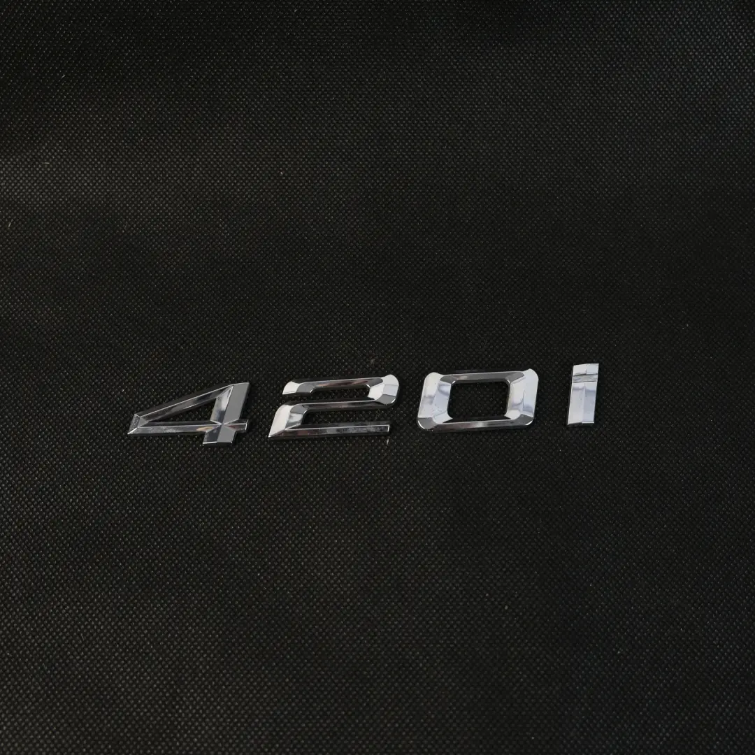 Emblema Lettering Trasero Maletero Portón para BMW F36 420i con número de pieza 7356334 BMW F36 420i Emblema Lettering Trasero Maletero Portón - SKU 7356334-1 - Número de pieza 7356334