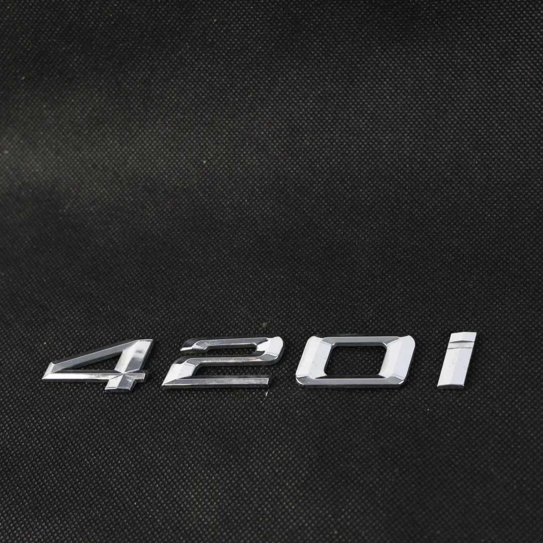 Emblème Lettrage Arrière Coffre Hayon Adhésif pour BMW F36 420i à propos du numéro de pièce 7356334 BMW F36 420i Emblème Lettrage Arrière Coffre Hayon Adhésif - SKU 7356334-1 - Numéro de pièce 7356334