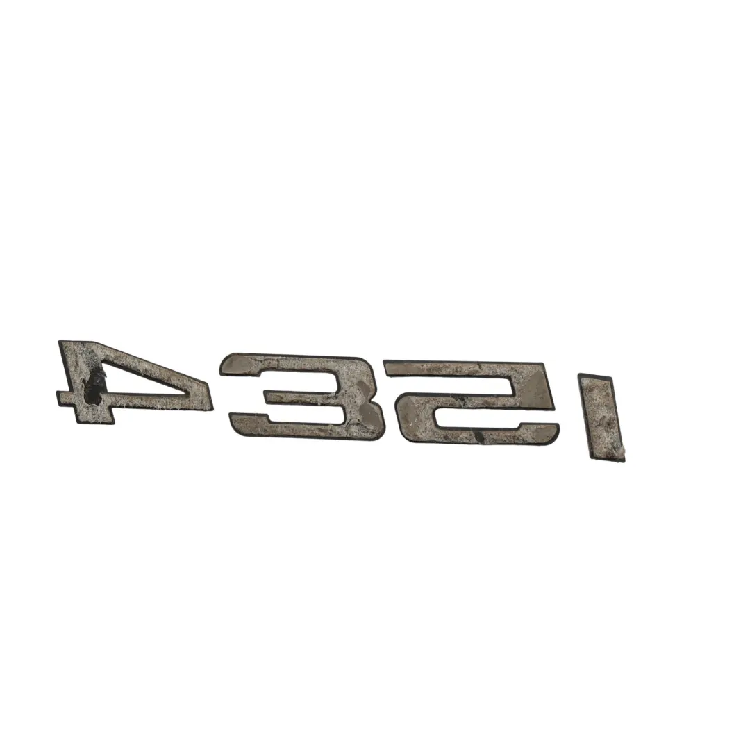 BMW F32 F33 F36 435i Heck Kofferraum Deckel Emblem Schriftzug Schwarz - SKU 7356336-1 - Teilenummer 7356336