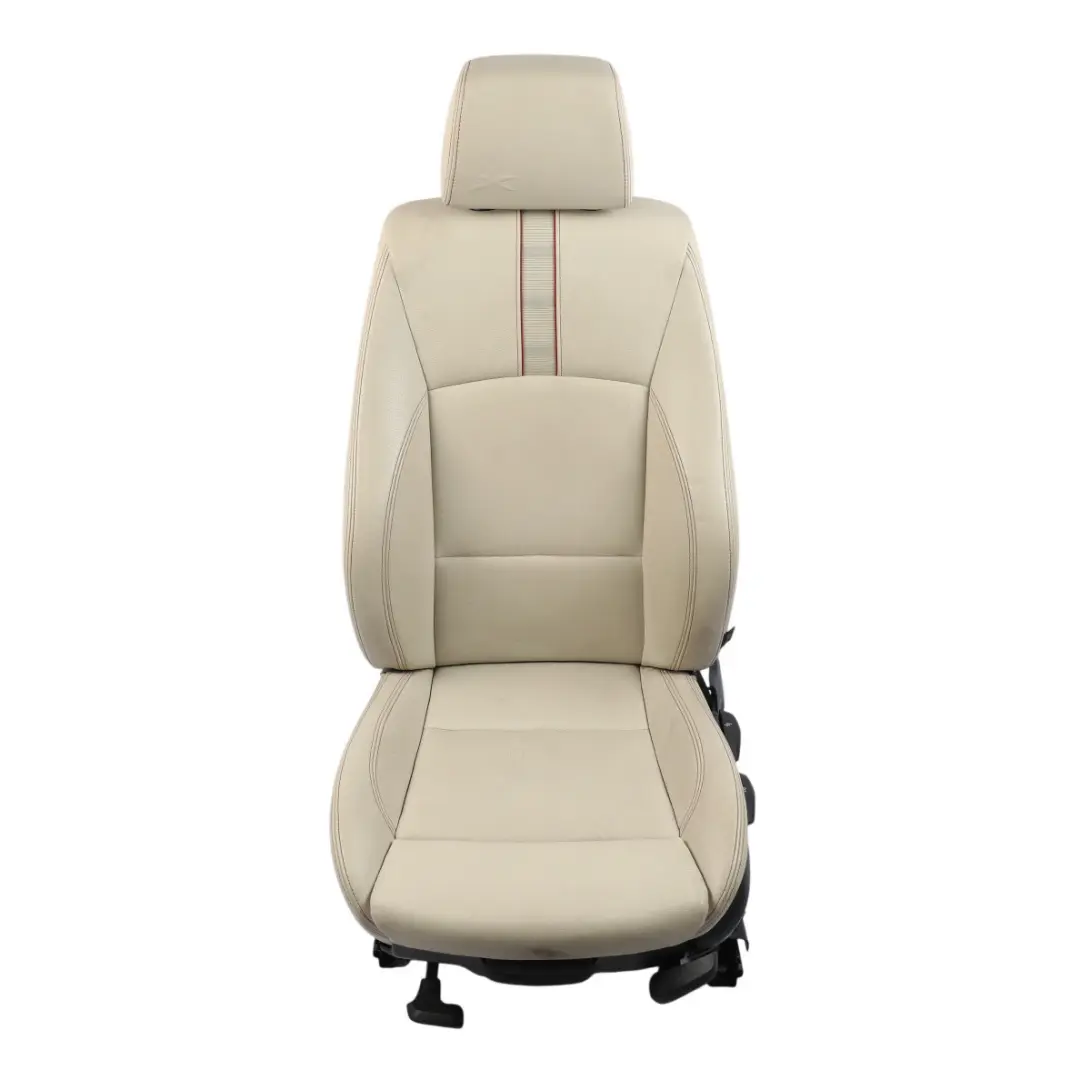 Front Seat Sport Heated Leather Elfenbein White Left N/S to BMW X3 F25 X4 F26 with Part number 7367019 BMW X3 F25 X4 F26 Front Seat Sport Heated Leather Elfenbein White Left N/S - SKU 7367019-1 - Part number 7367019