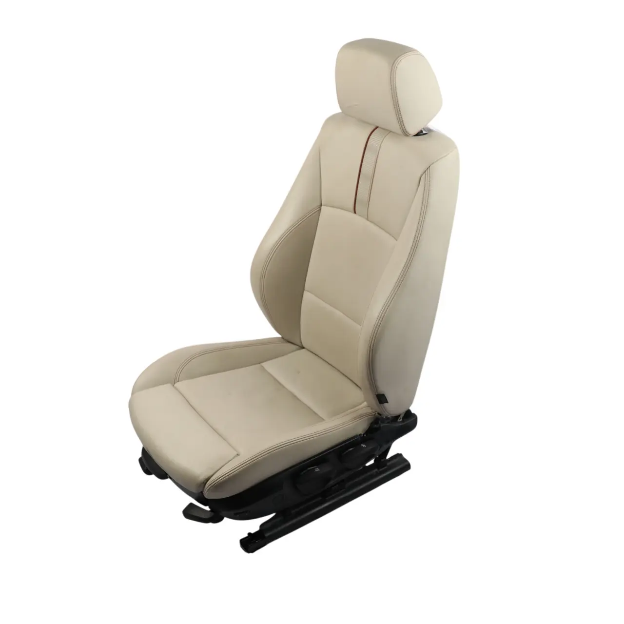 BMW X3 F25 X4 F26 Fotel Sport Skórzany Podgrzewany Elfenbein Biały Lewy